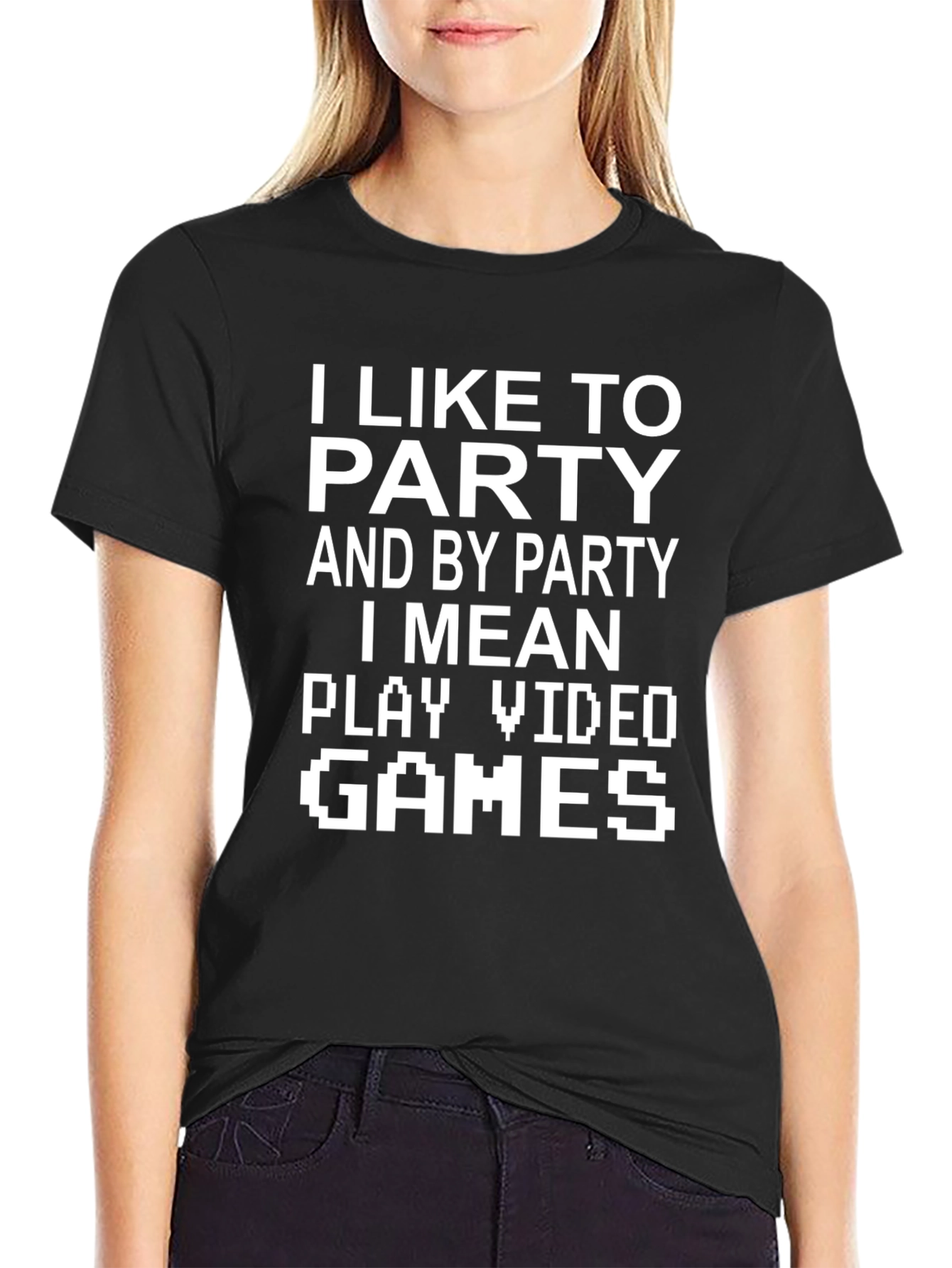 Gamer T-Shirt: I Like To Party Video Games