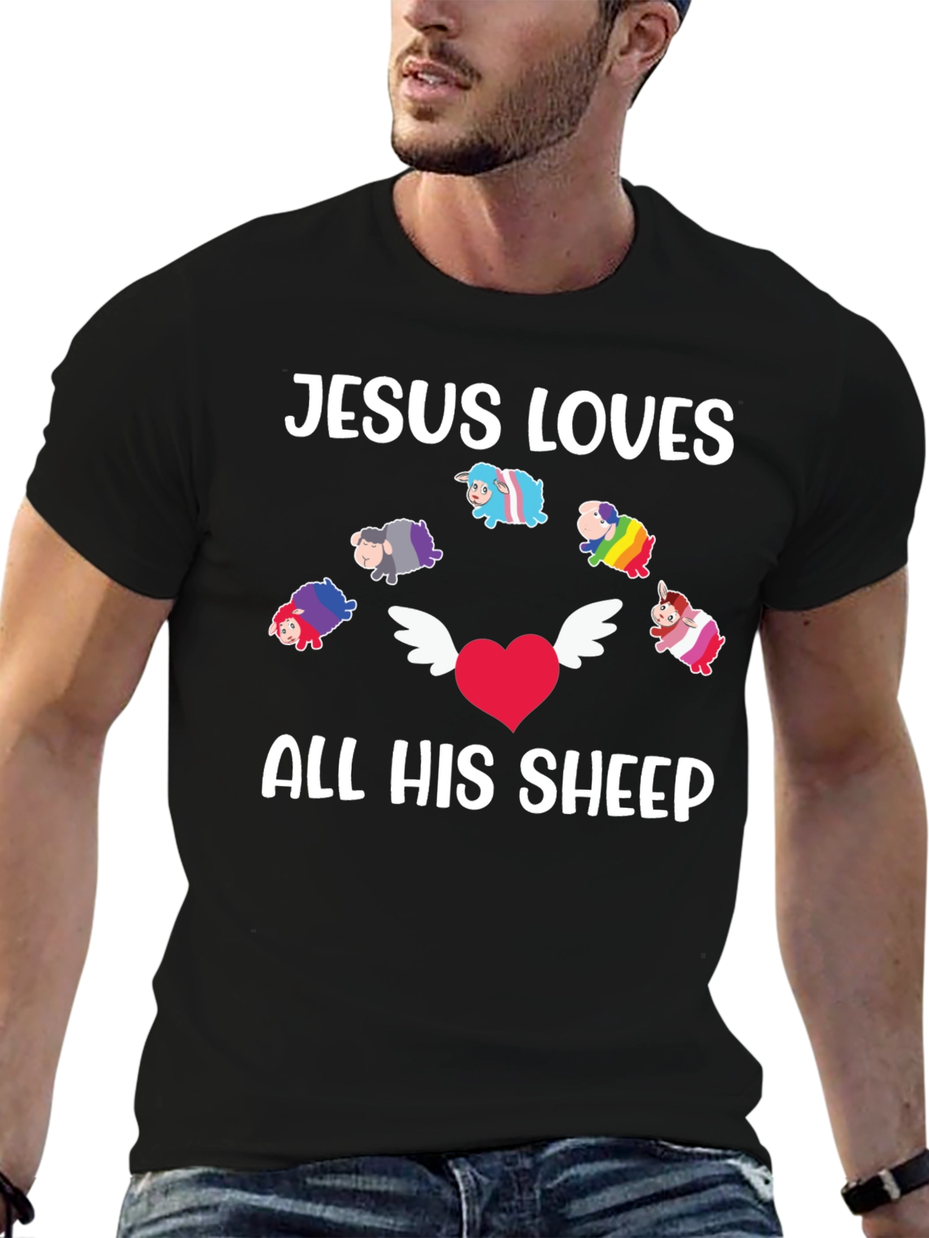 Jesus Loves All His Sheep T-Shirt