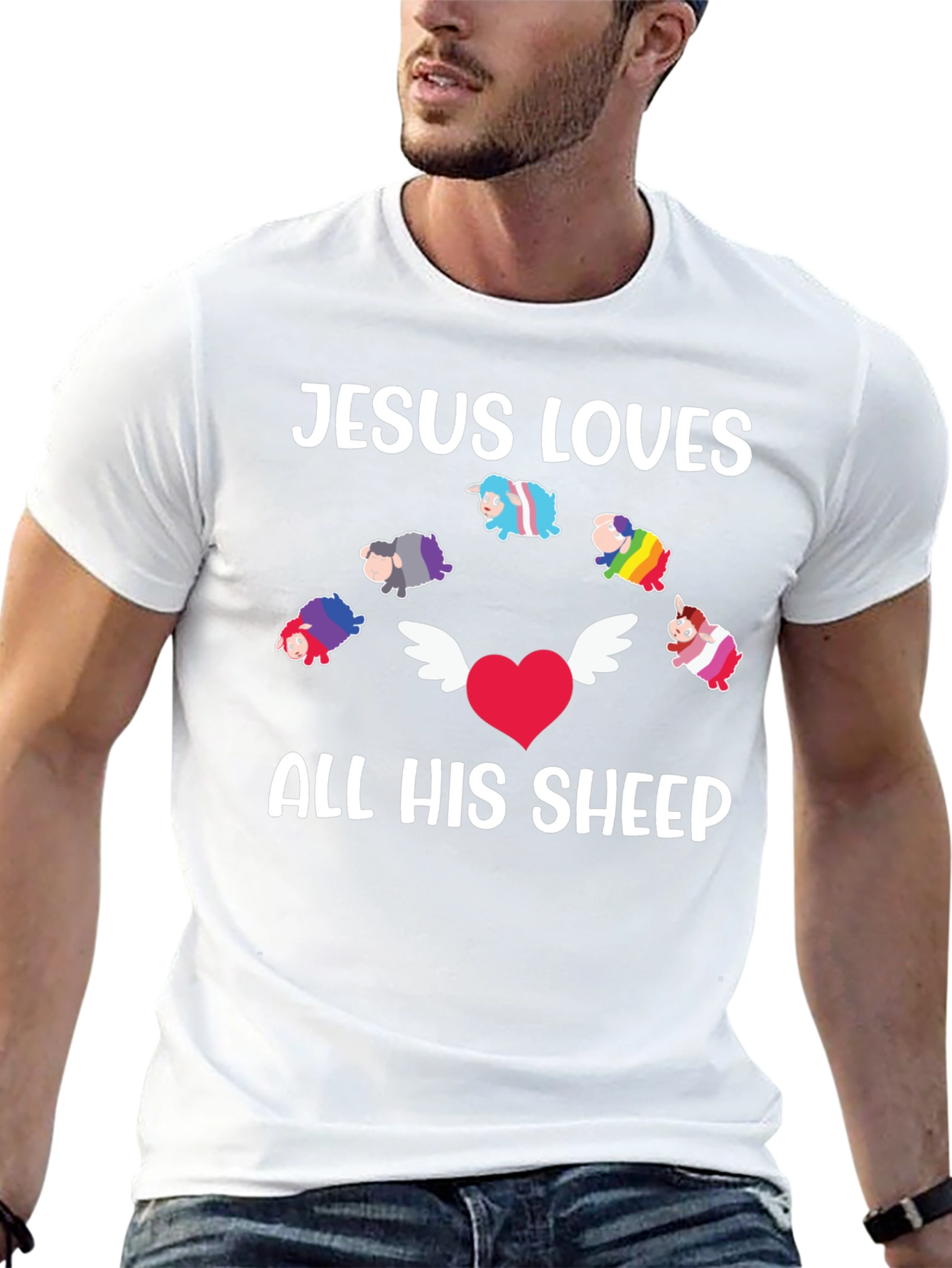 Jesus Loves All His Sheep T-Shirt