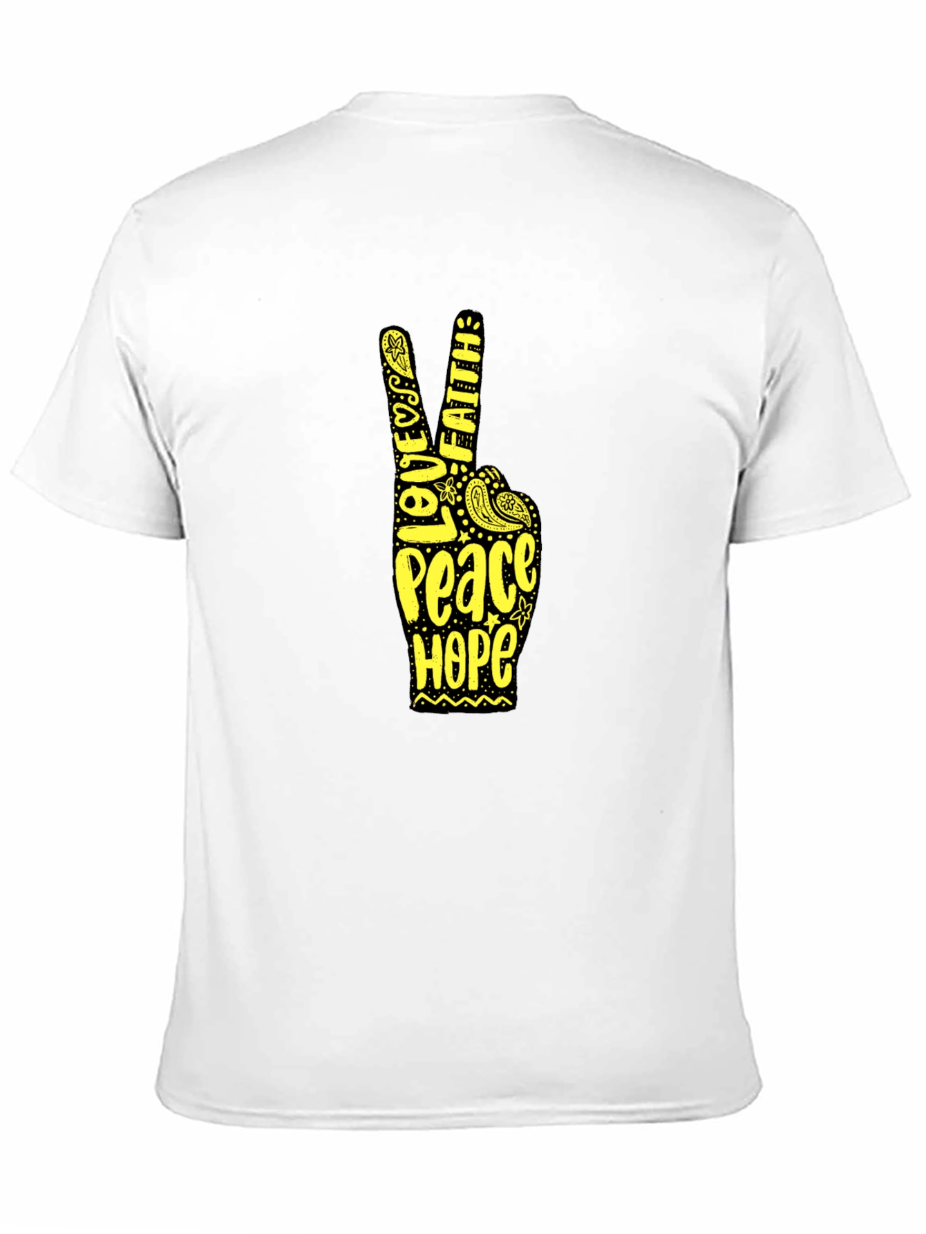 Peace Love Faith Hope Tee - Positive Vibes T-Shirt