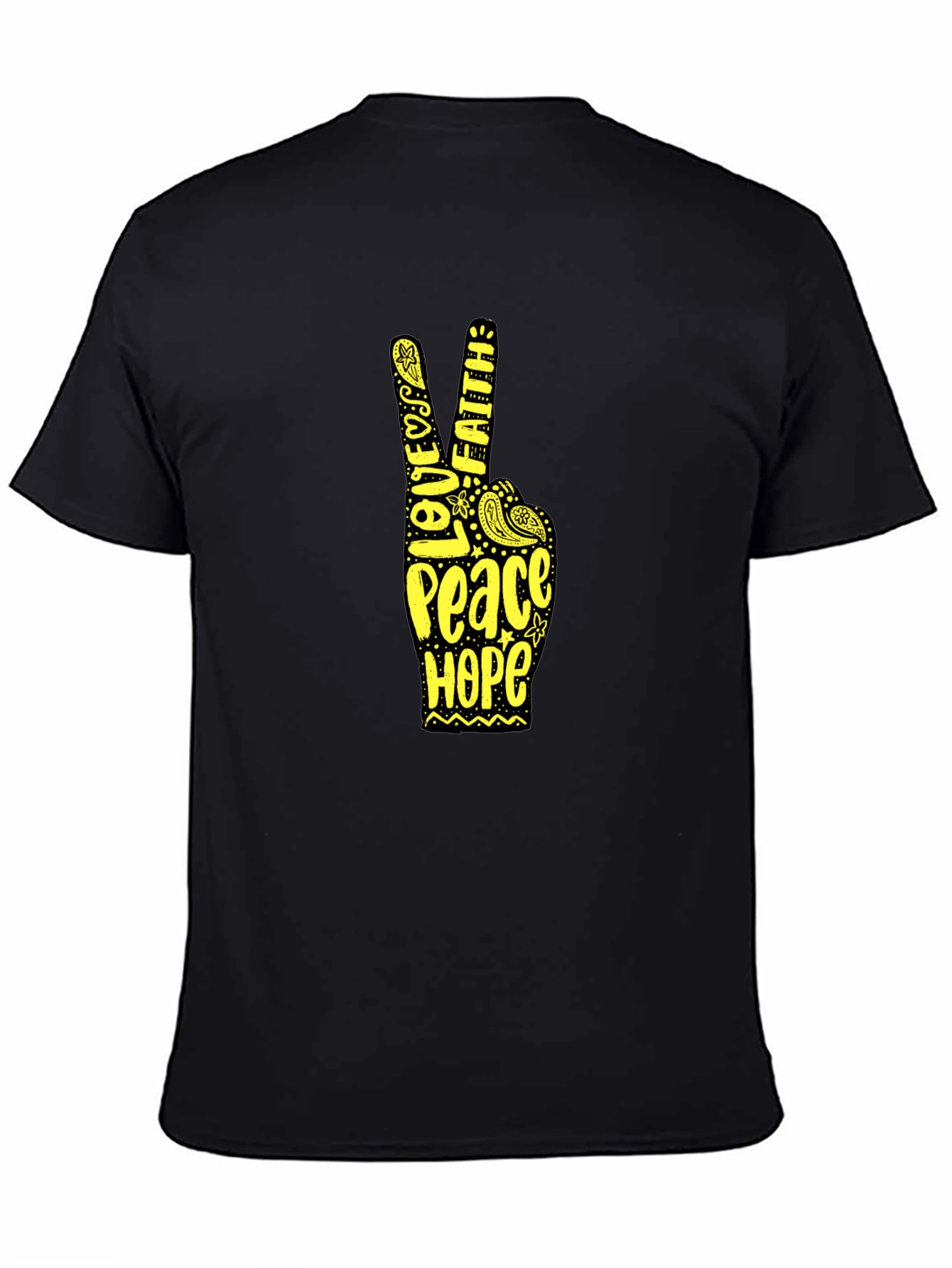 Peace Love Faith Hope Tee - Positive Vibes T-Shirt