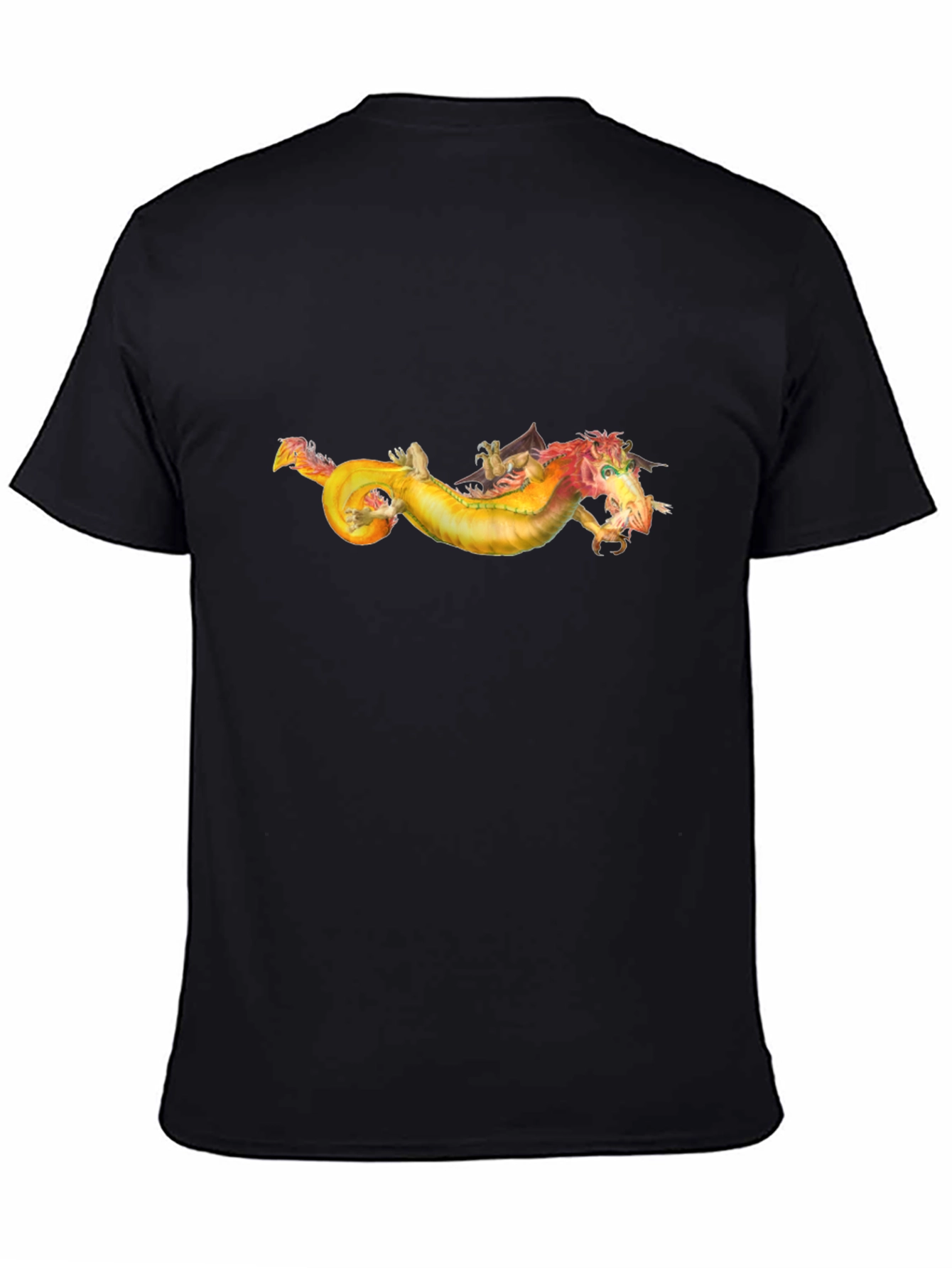 Dragon Graphic Tee - Fantasy Creature Design T-Shirt
