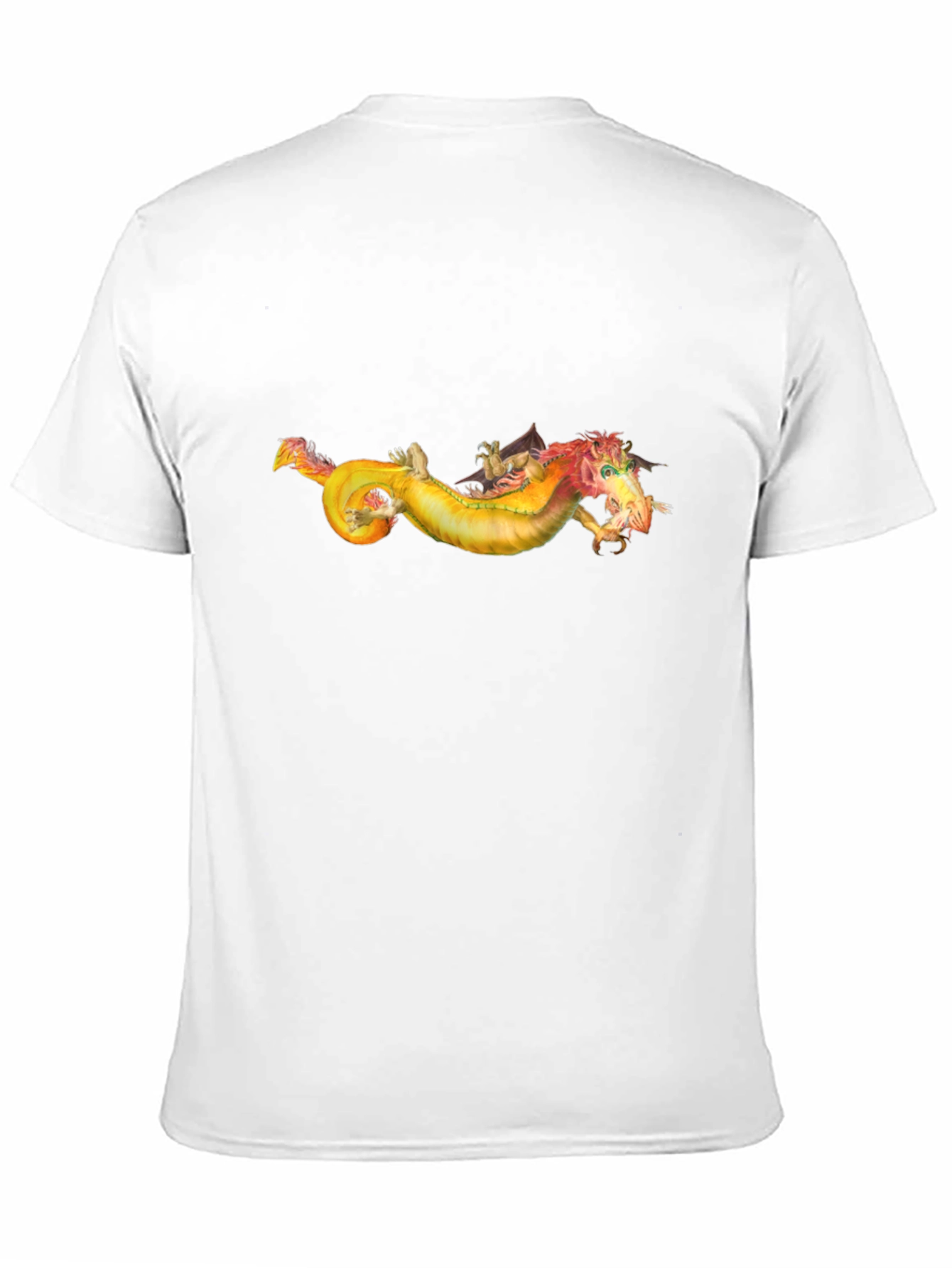 Dragon Graphic Tee - Fantasy Creature Design T-Shirt