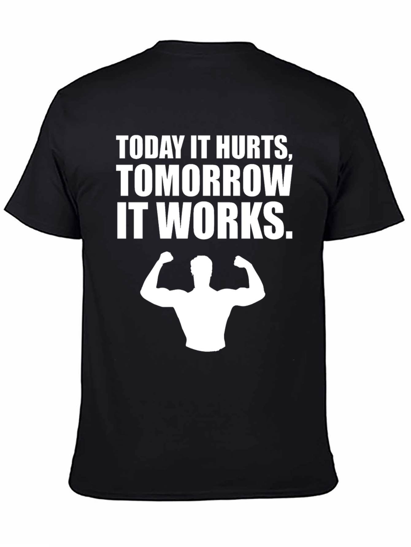 Motivational Workout T-Shirt - Today It Hurts