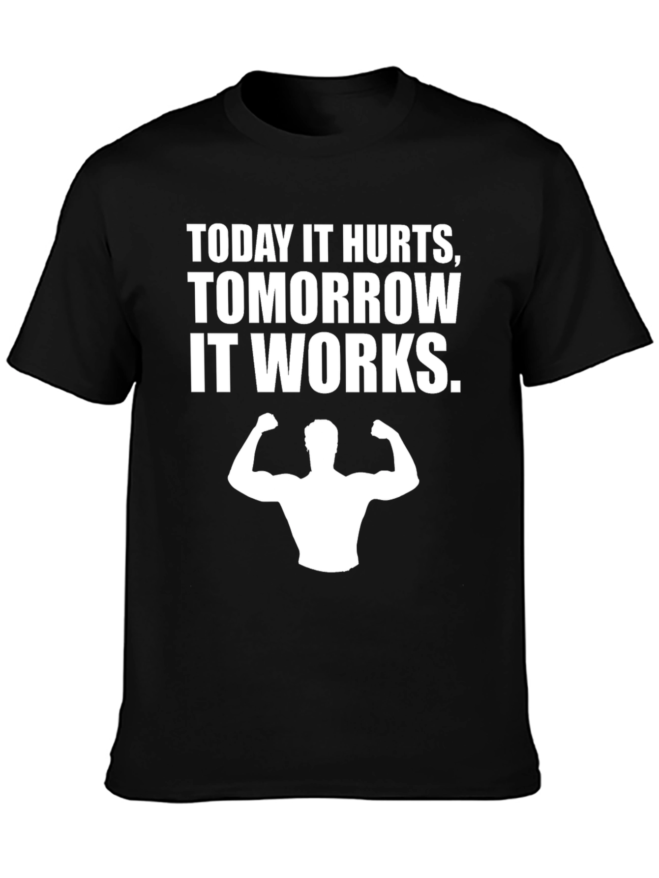 Motivational Workout T-Shirt - Today It Hurts