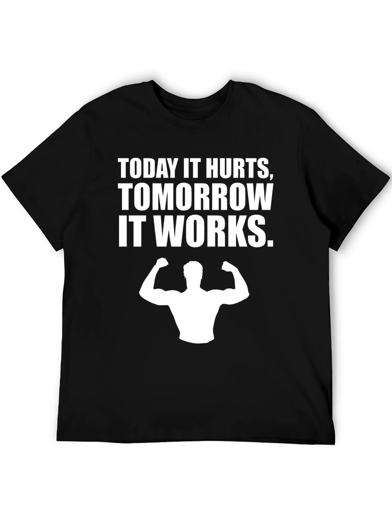 Motivational Workout T-Shirt - Today It Hurts
