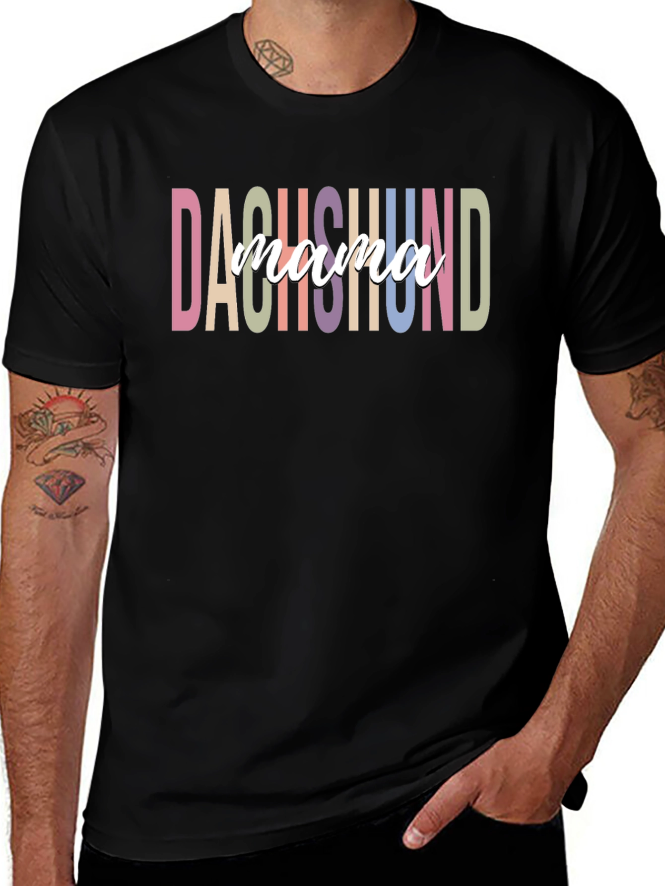 Dachshund Mama T-Shirt Dog Lover Tee