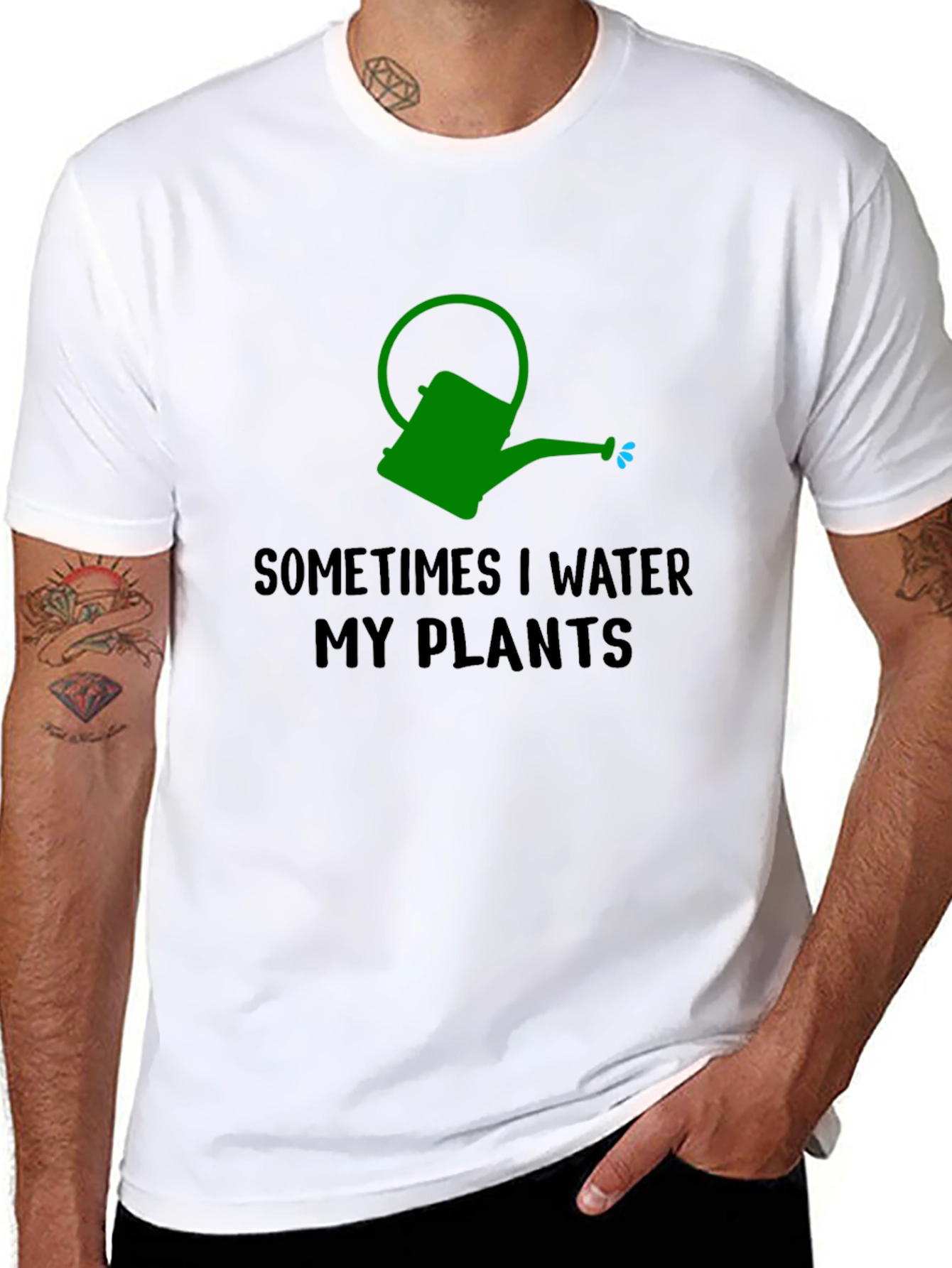 Sometimes I Water My Plants T-Shirt