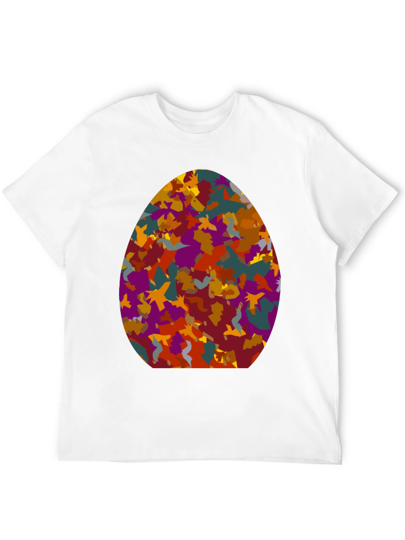 Abstract Easter Egg Tee - Novelty Design