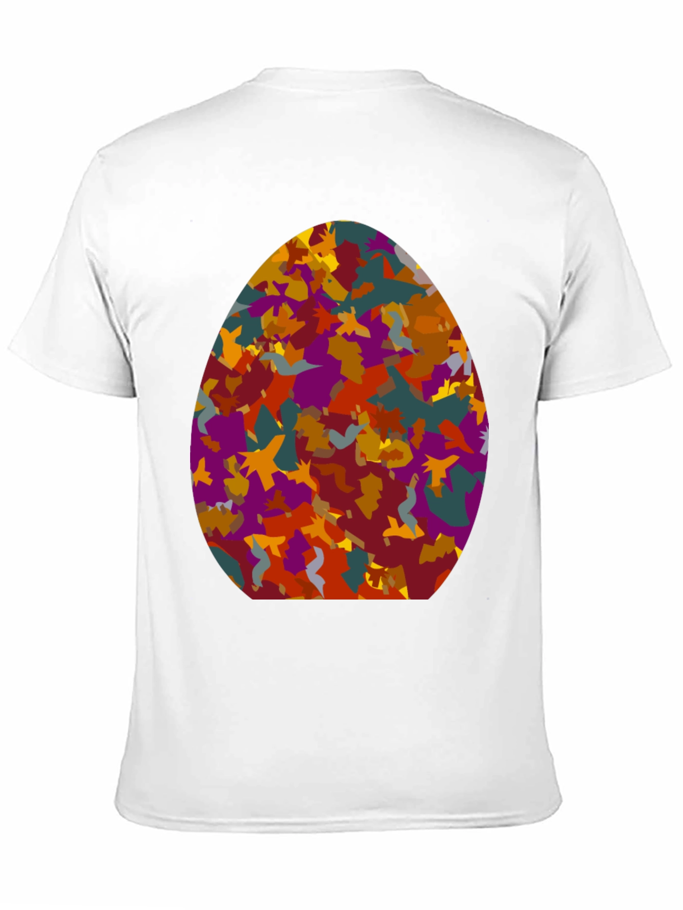Abstract Easter Egg Tee - Novelty Design