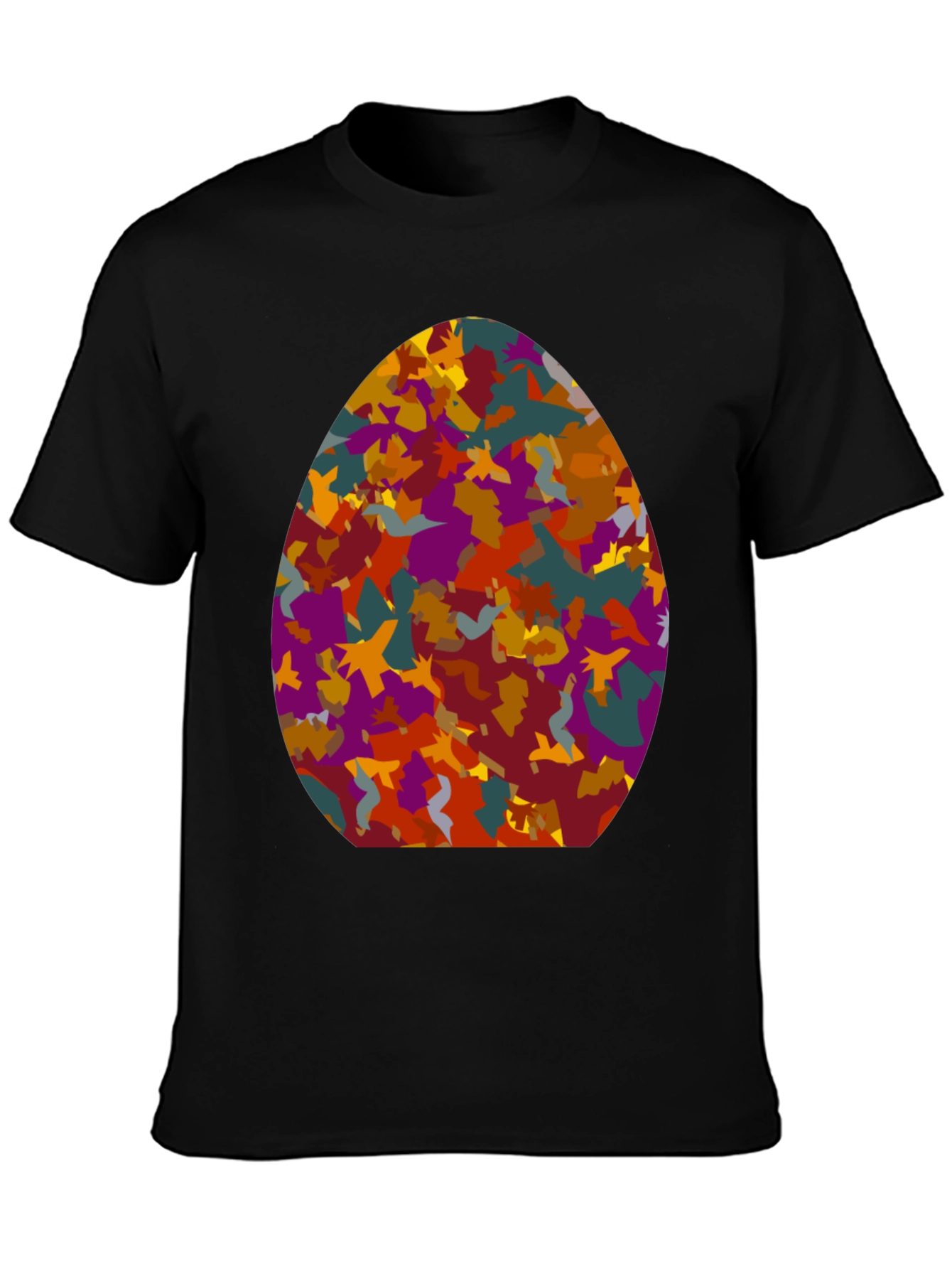 Abstract Easter Egg Tee - Novelty Design