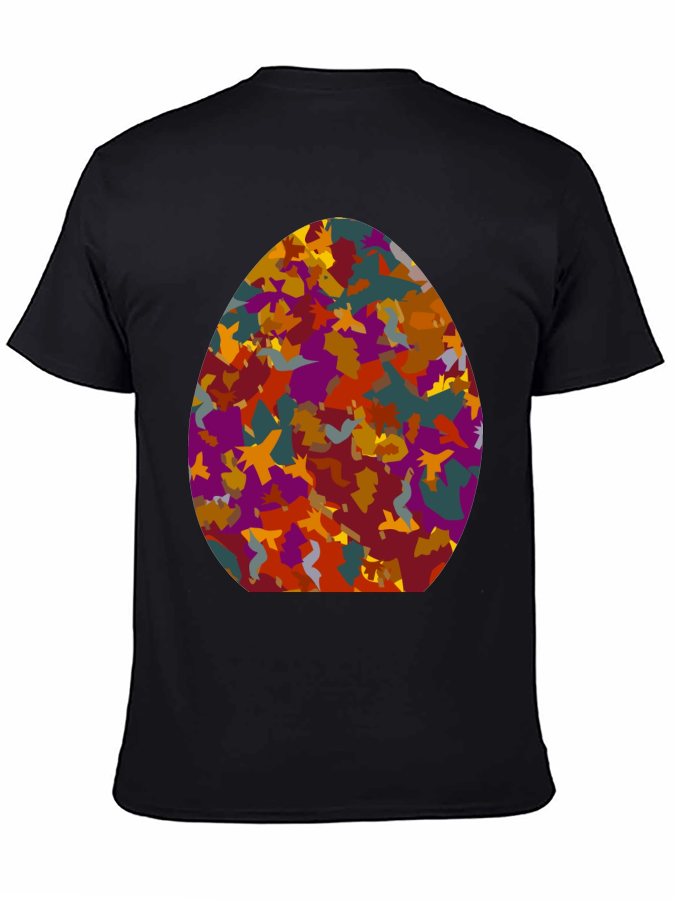 Abstract Easter Egg Tee - Novelty Design