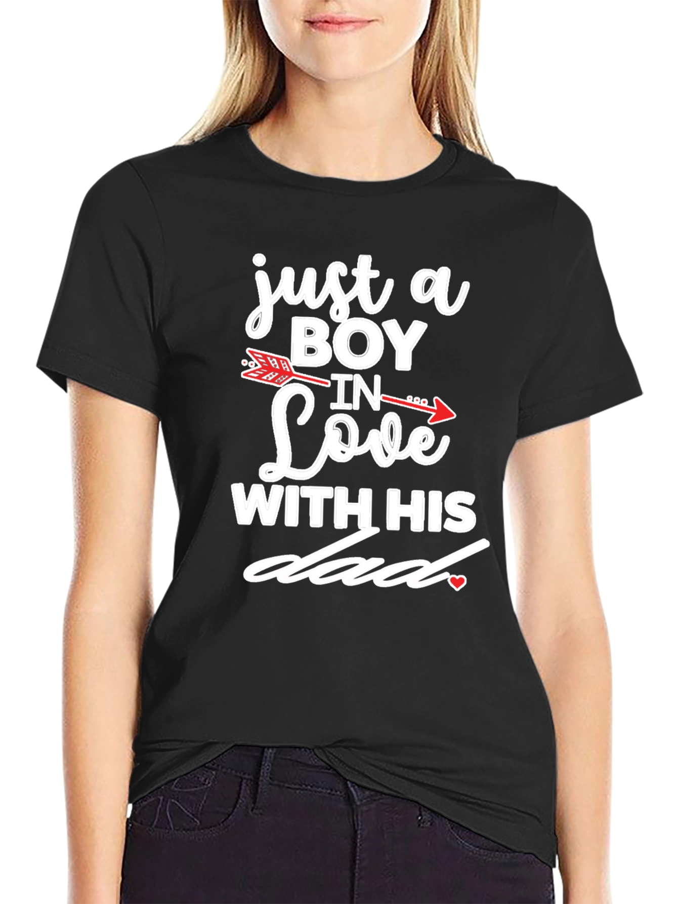 Boy In Love With His Dad Graphic T-Shirt