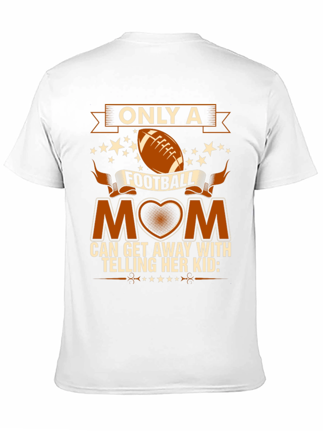Football Mom Graphic Tee - Black