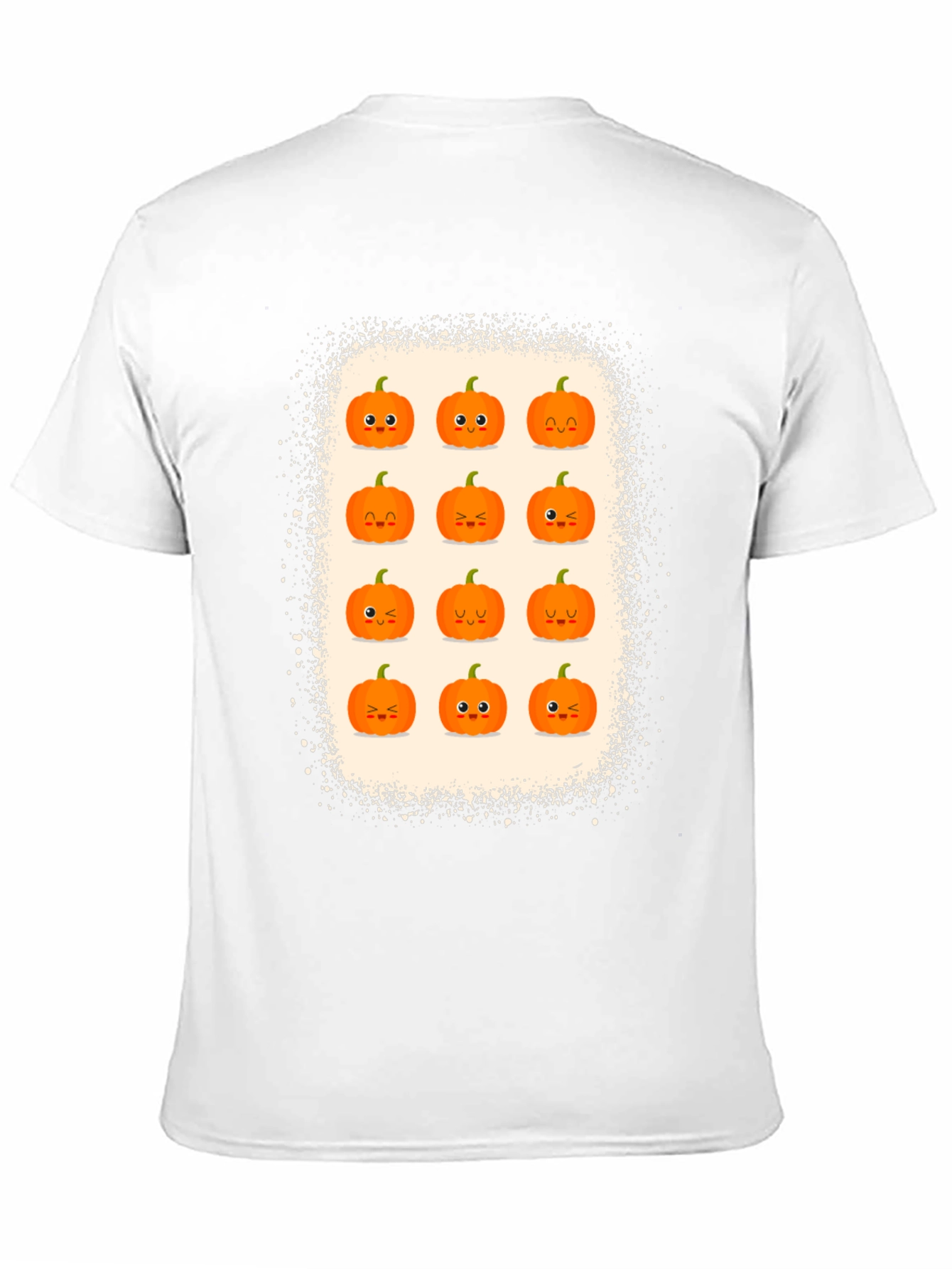 Cute Halloween Pumpkin Face Graphic Tee