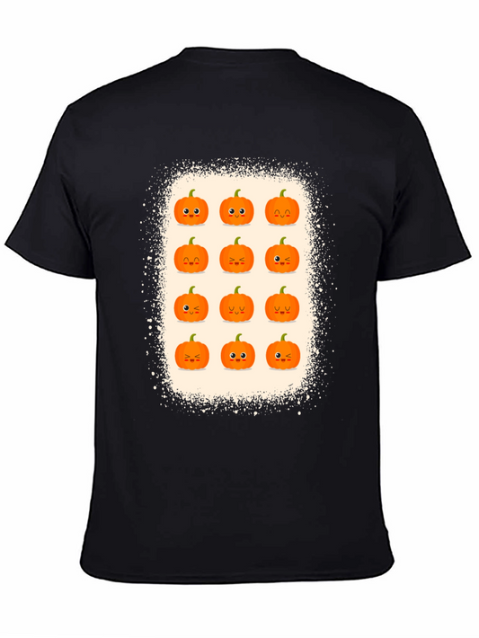 Cute Halloween Pumpkin Face Graphic Tee