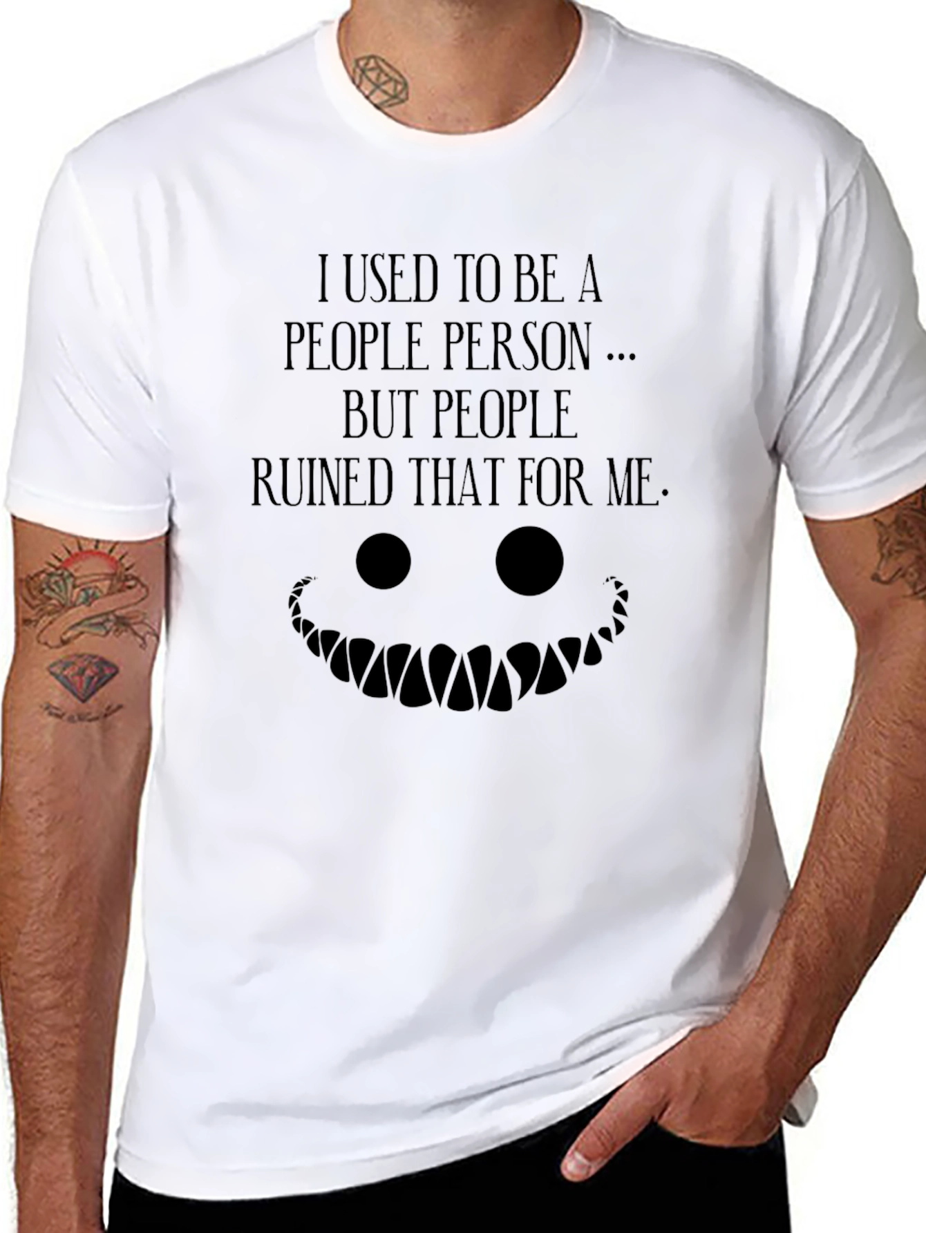 I Used To Be A People Person Graphic Tee