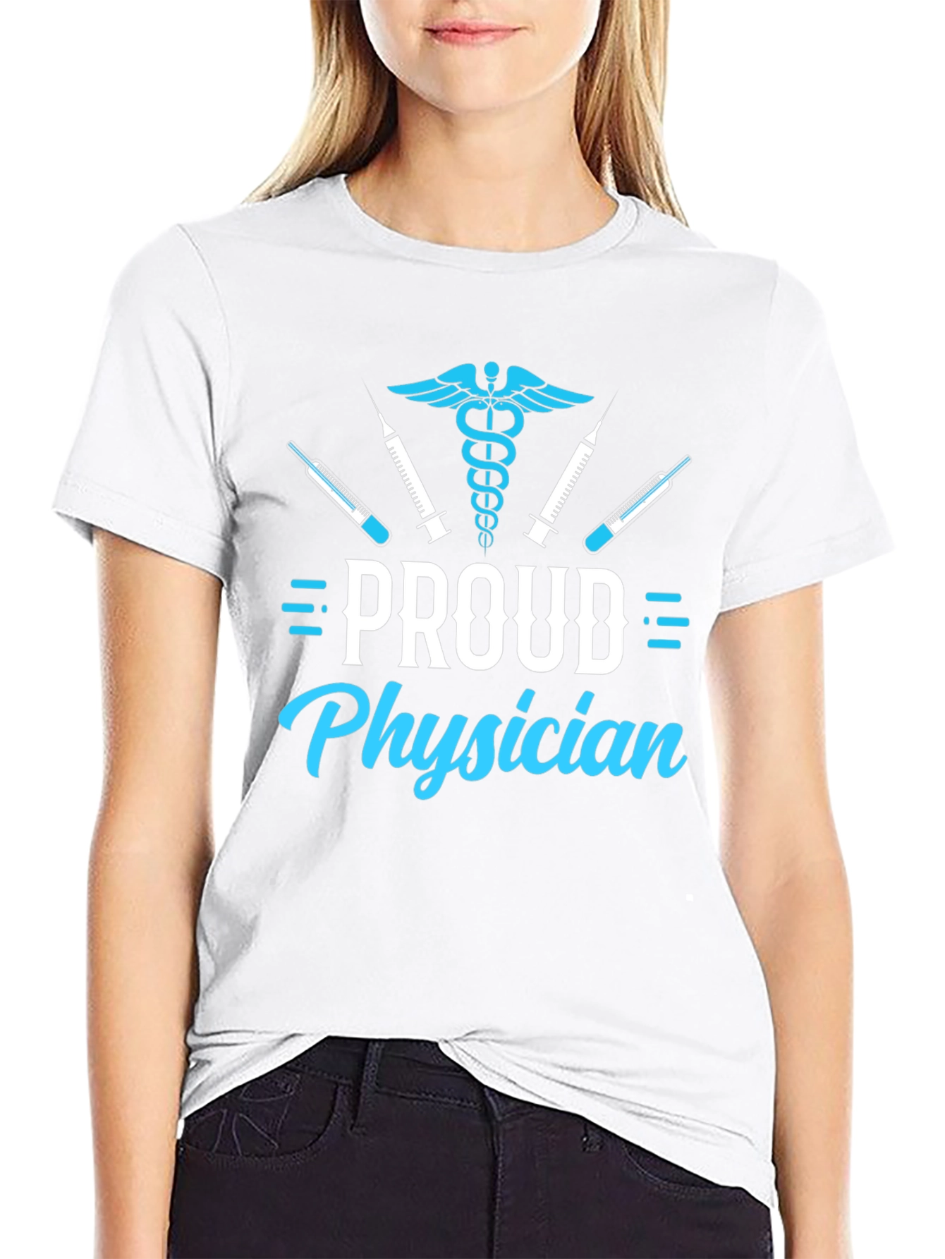Proud Physician Graphic T-Shirt - Medical Profession Apparel