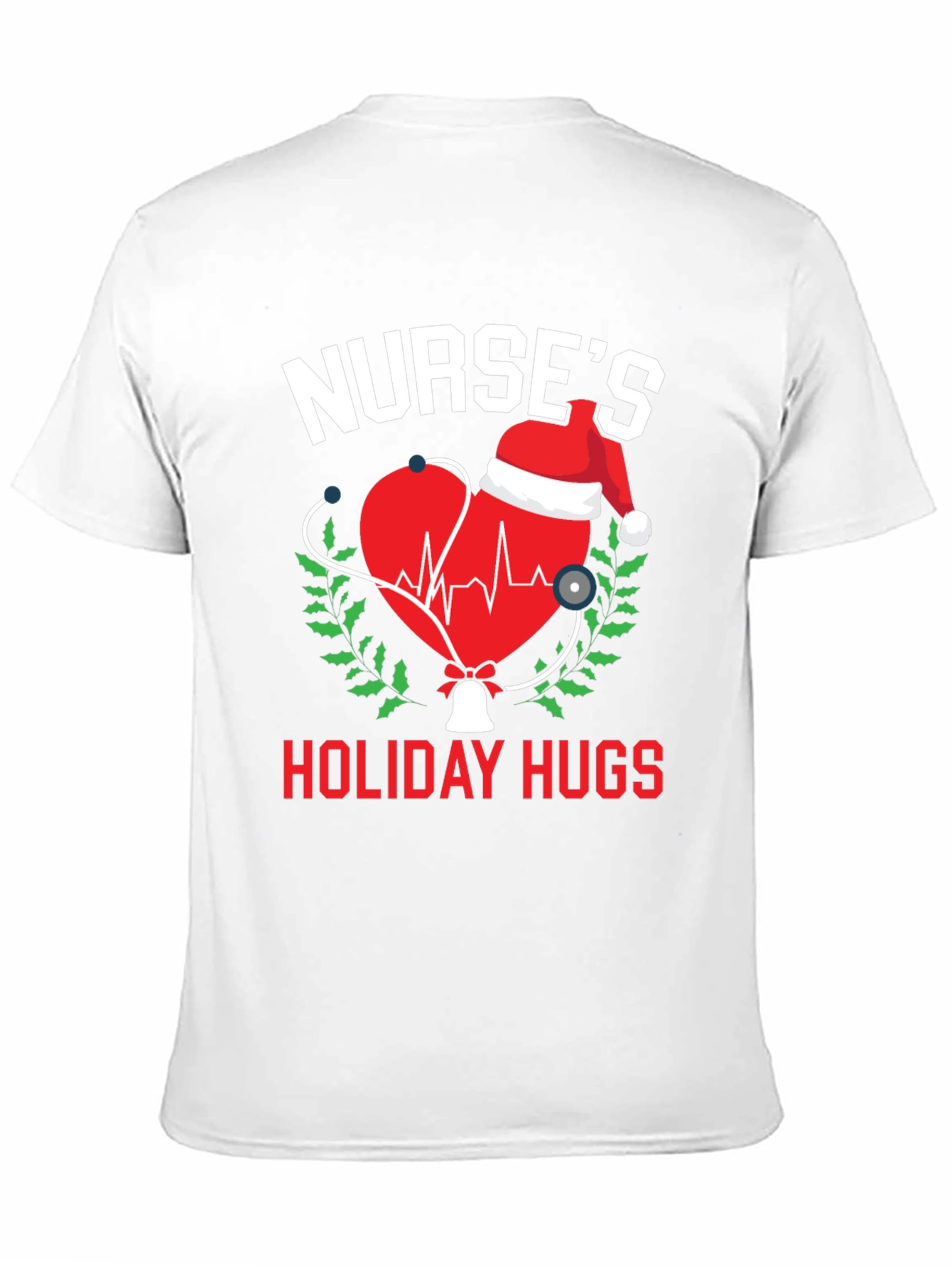 Nurses Holiday Hugs Christmas T-Shirt