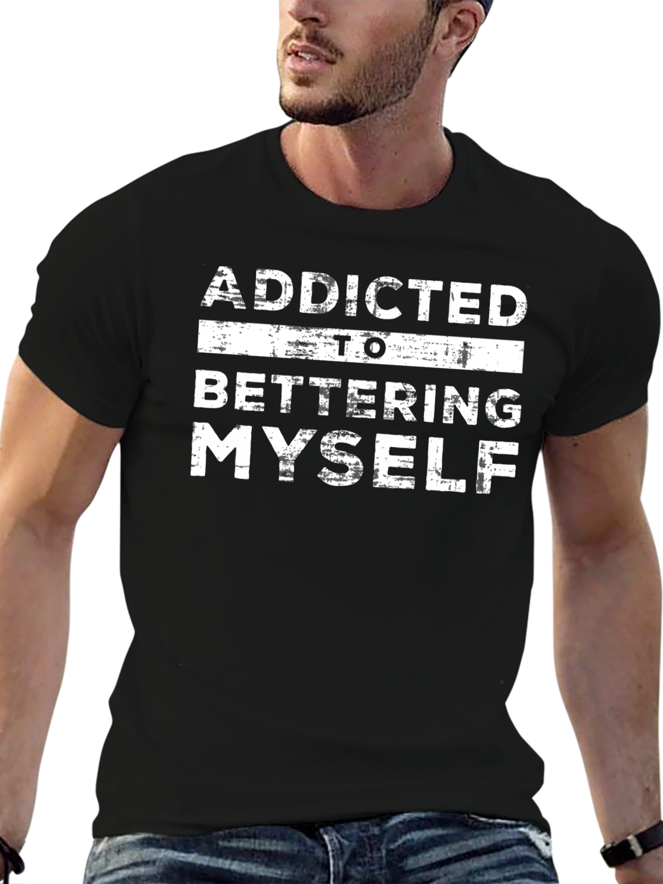 Addicted to Bettering Myself Graphic T-Shirt