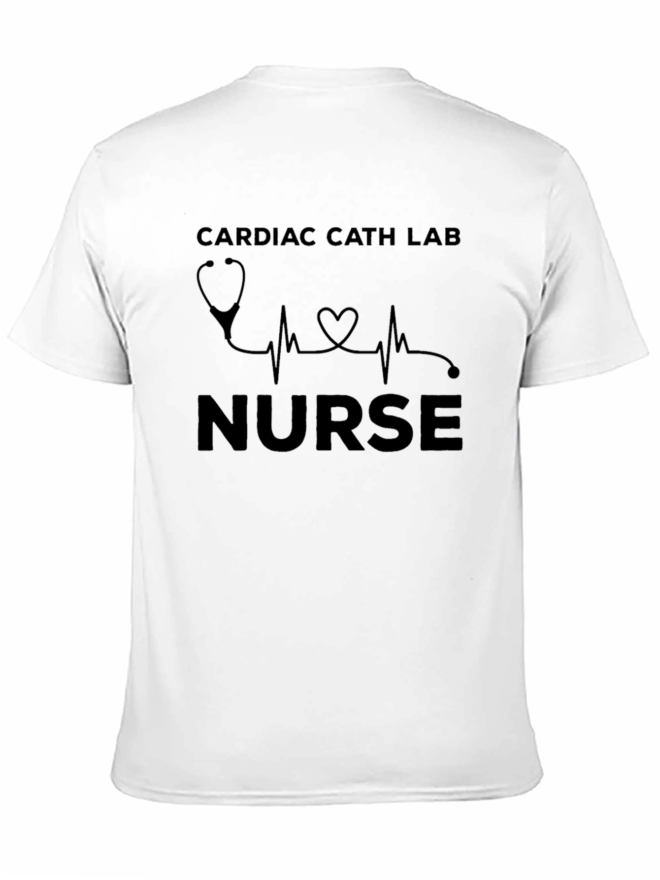 Cardiac Cath Lab Nurse Black T-Shirt