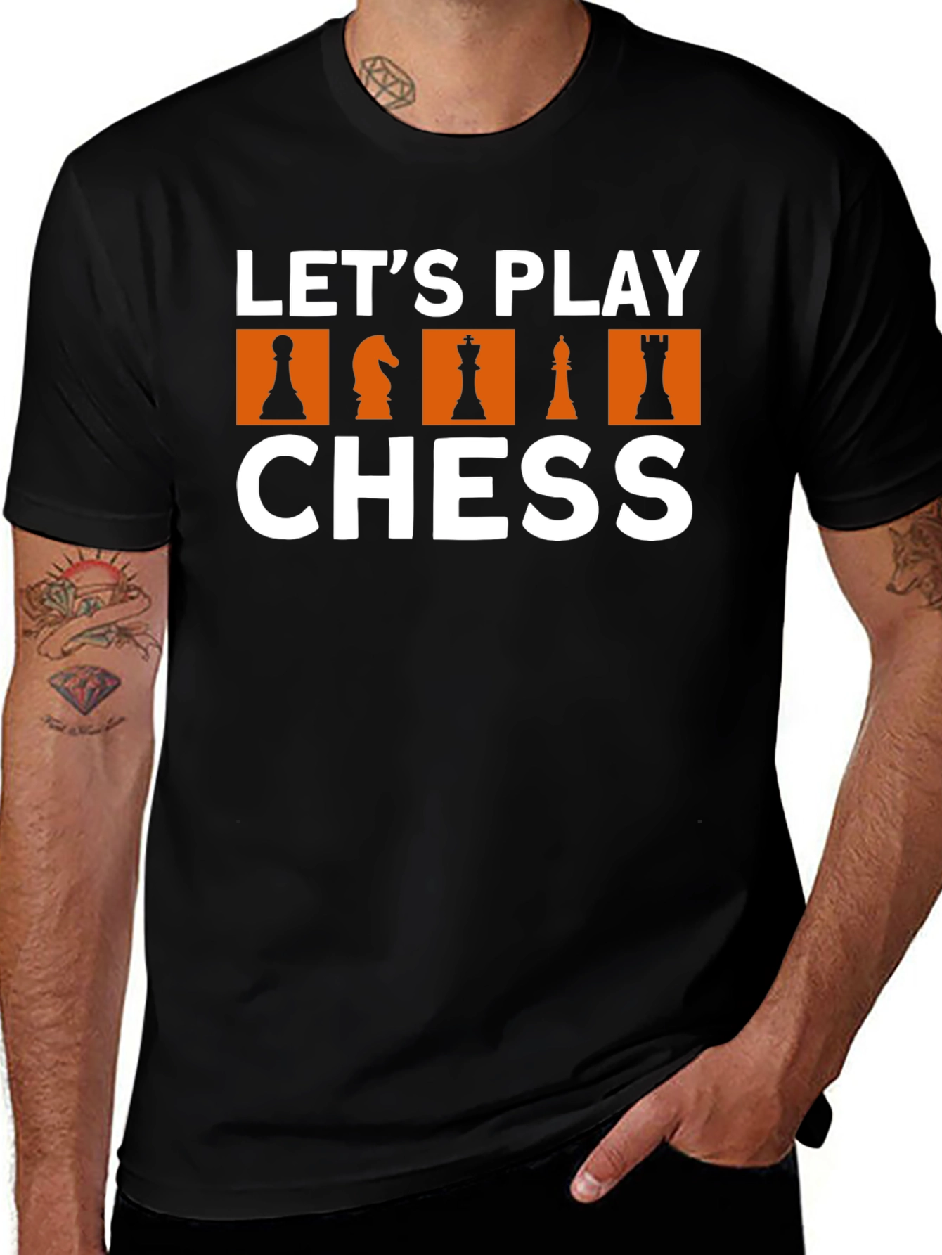 Lets Play Chess Graphic Tee