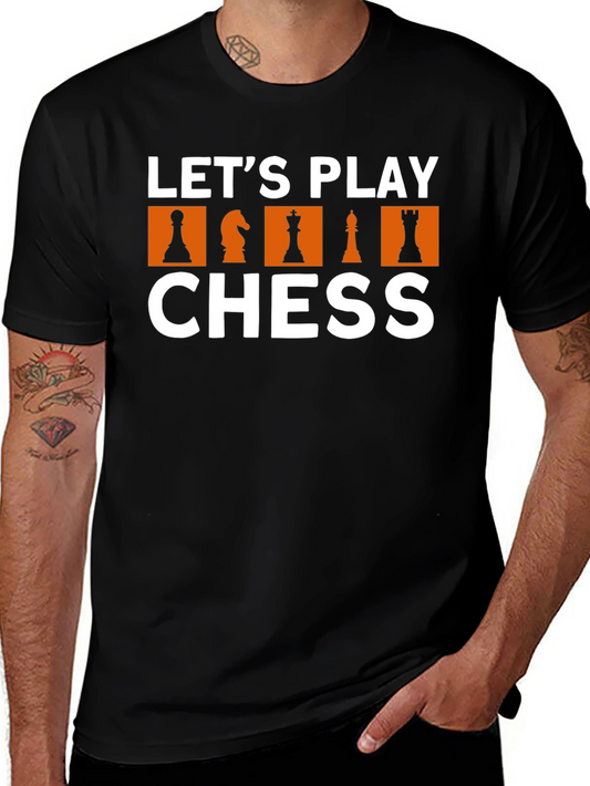 Lets Play Chess Graphic Tee