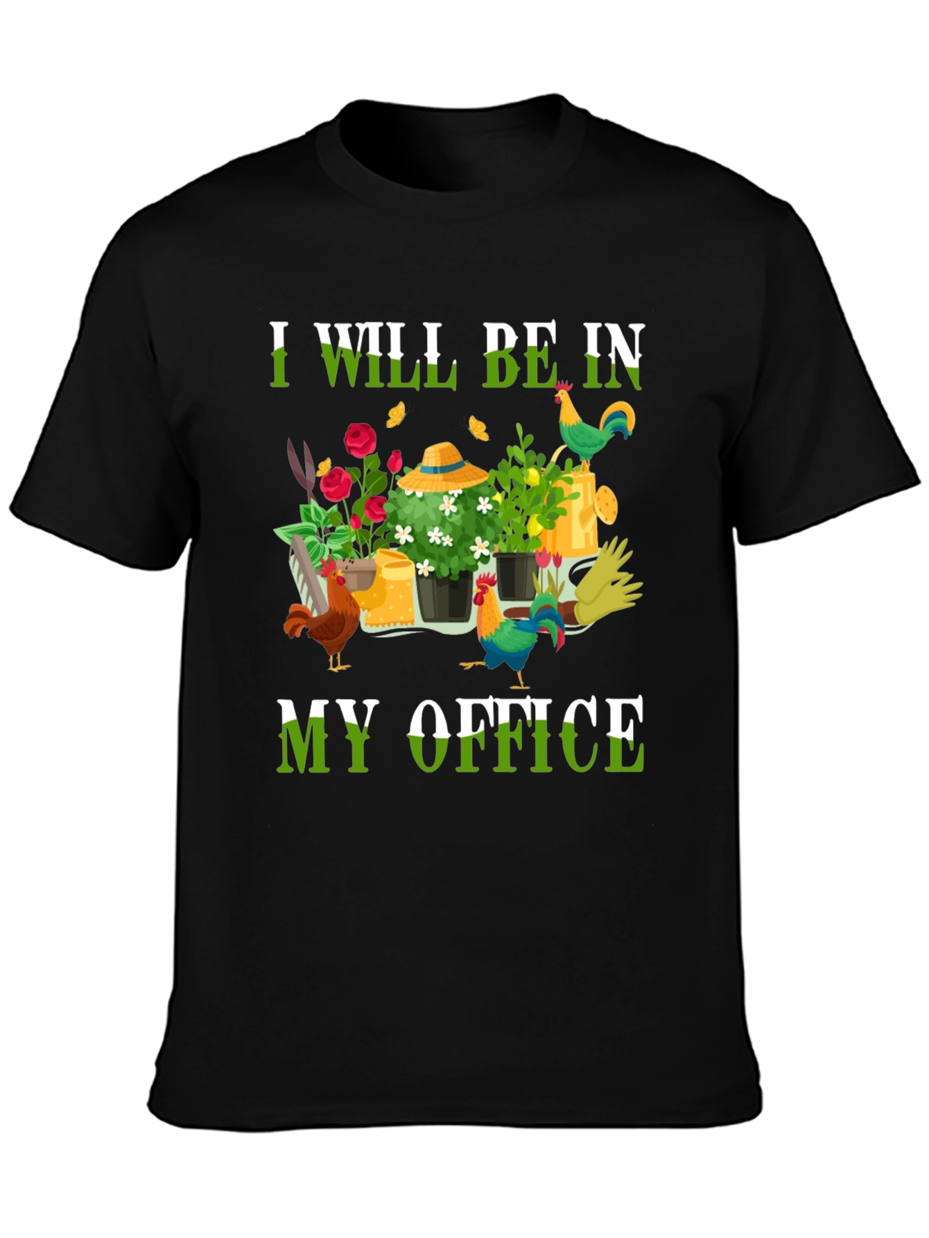 Gardeners Office T-Shirt - Gardening Lover Tee