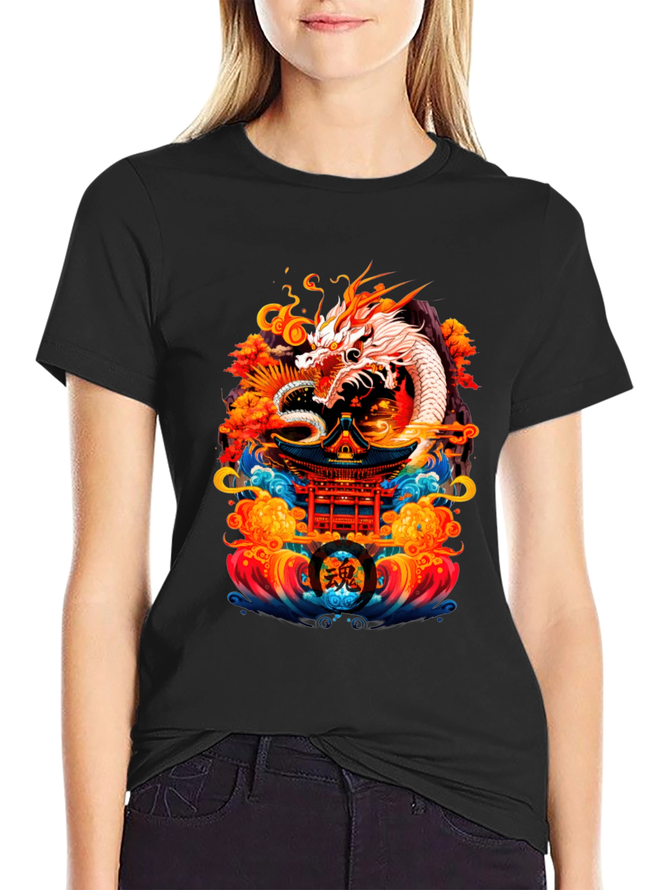 Dragon Temple Graphic Tee
