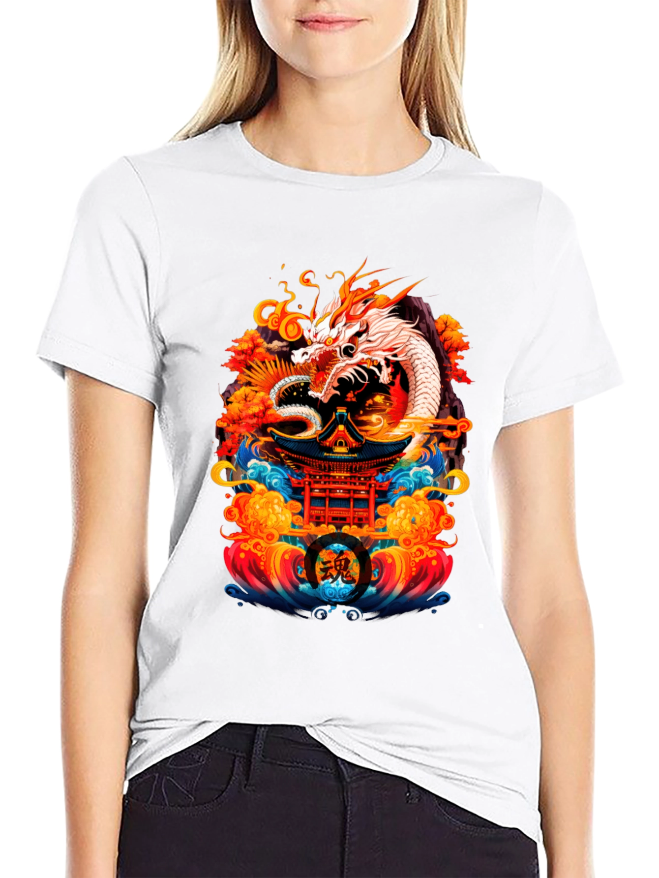 Dragon Temple Graphic Tee