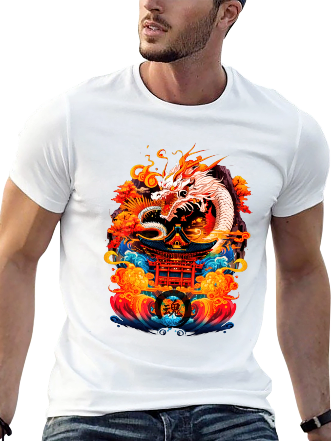 Dragon Temple Graphic Tee
