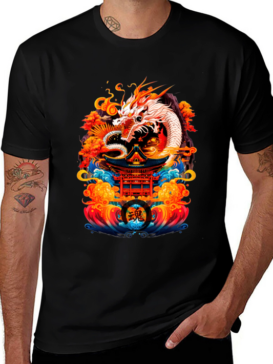 Dragon Temple Graphic Tee