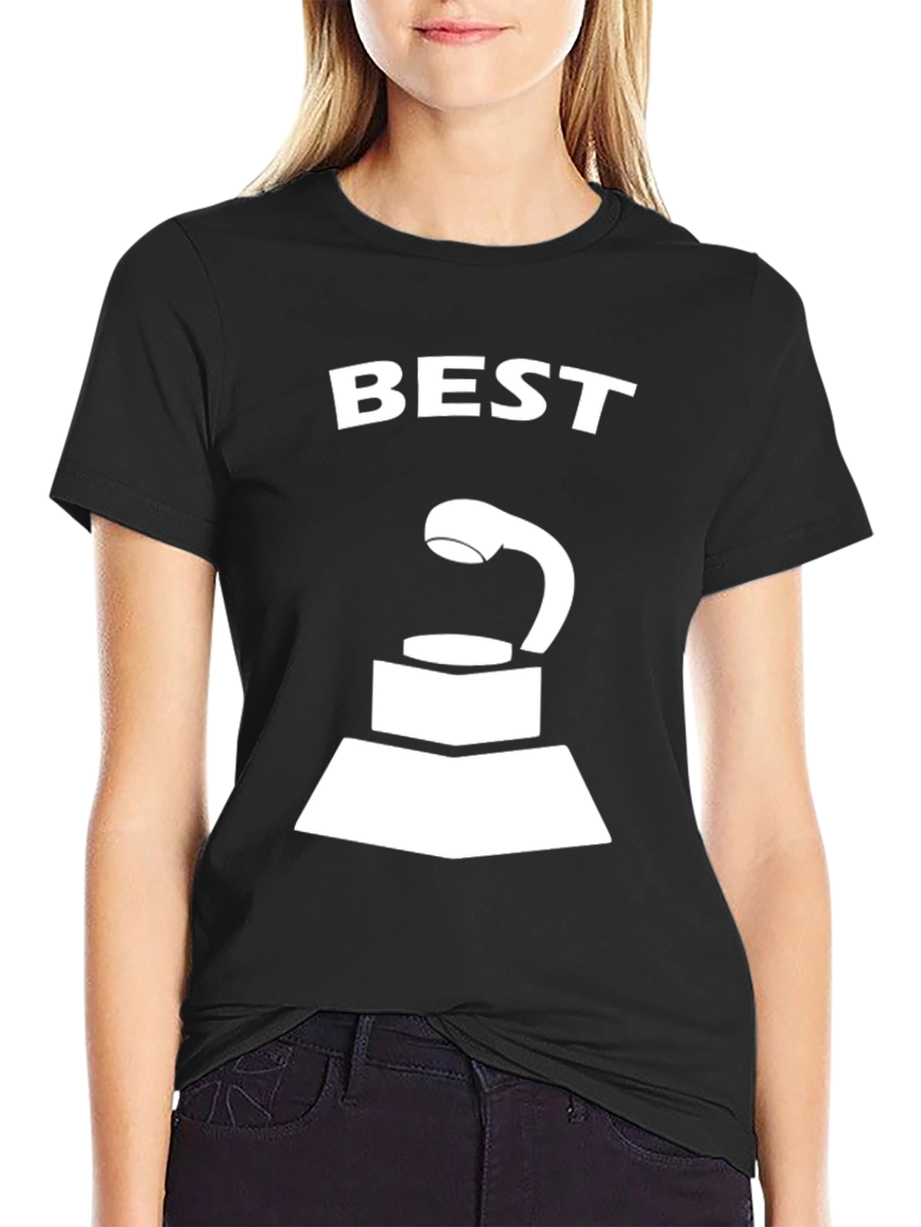 Best Award T-Shirt - Black Graphic Tee