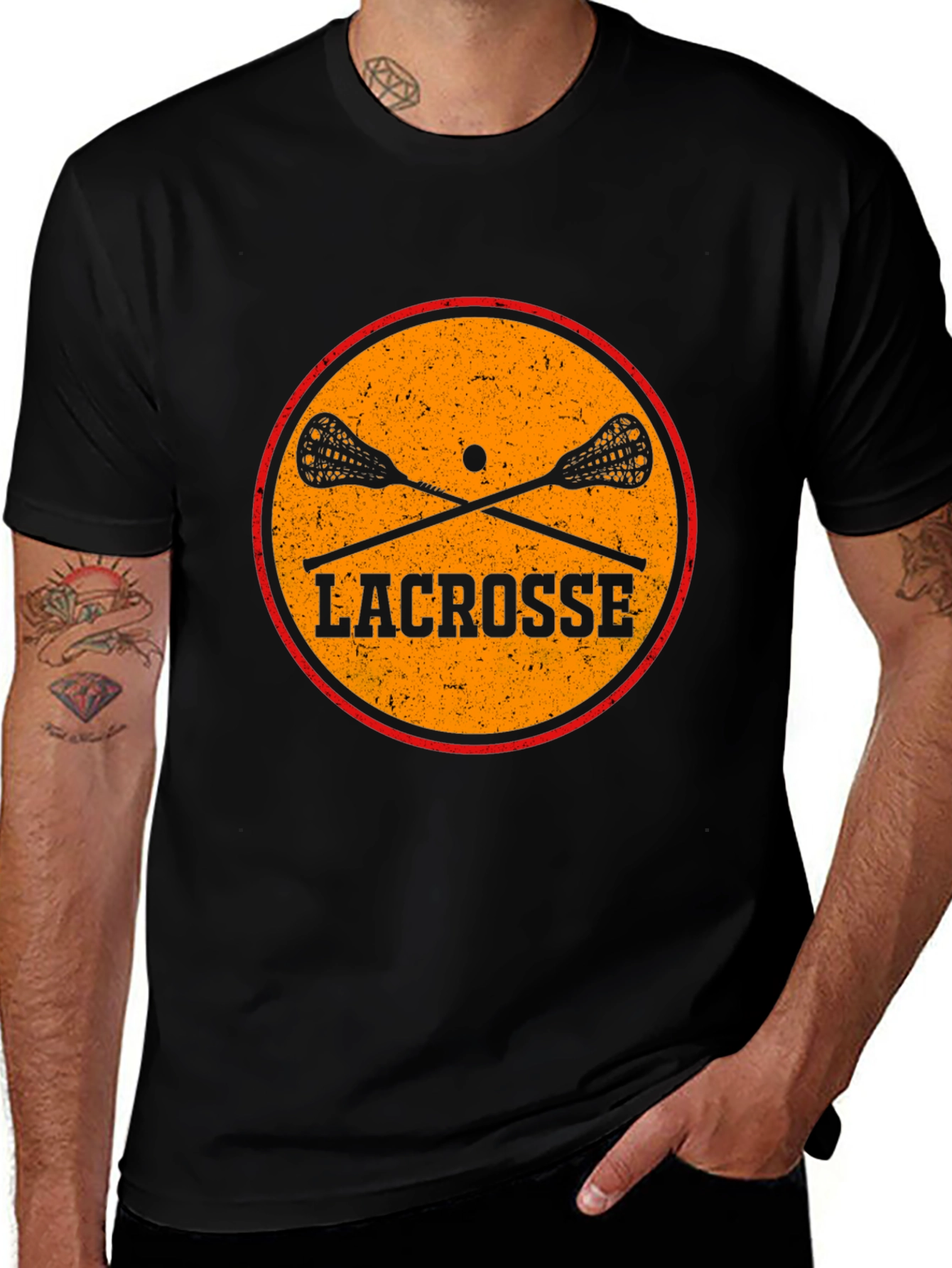 Lacrosse Graphic T-Shirt Sportswear Unisex Tee