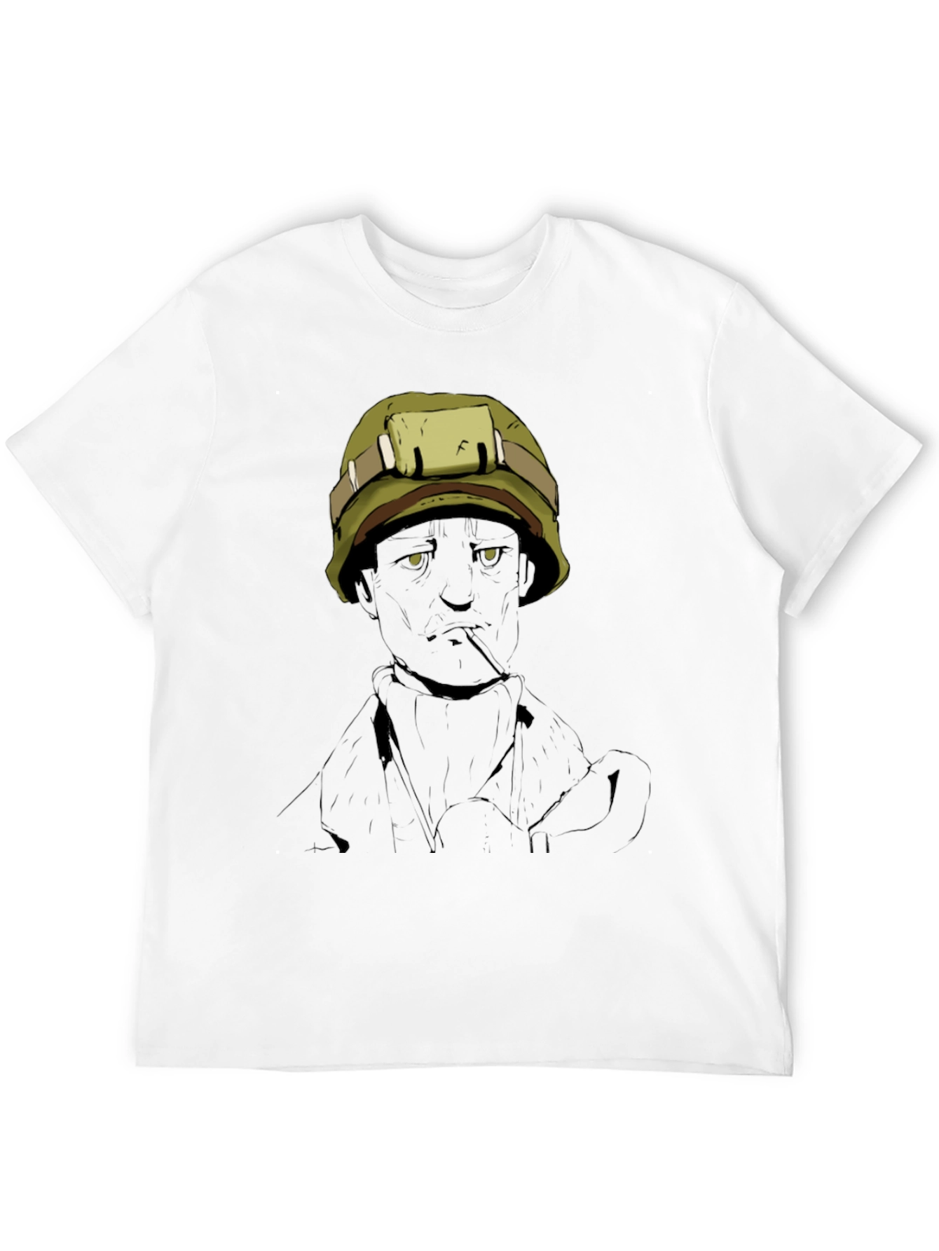 Graphic Tee: Vietnam Soldier Art T-Shirt