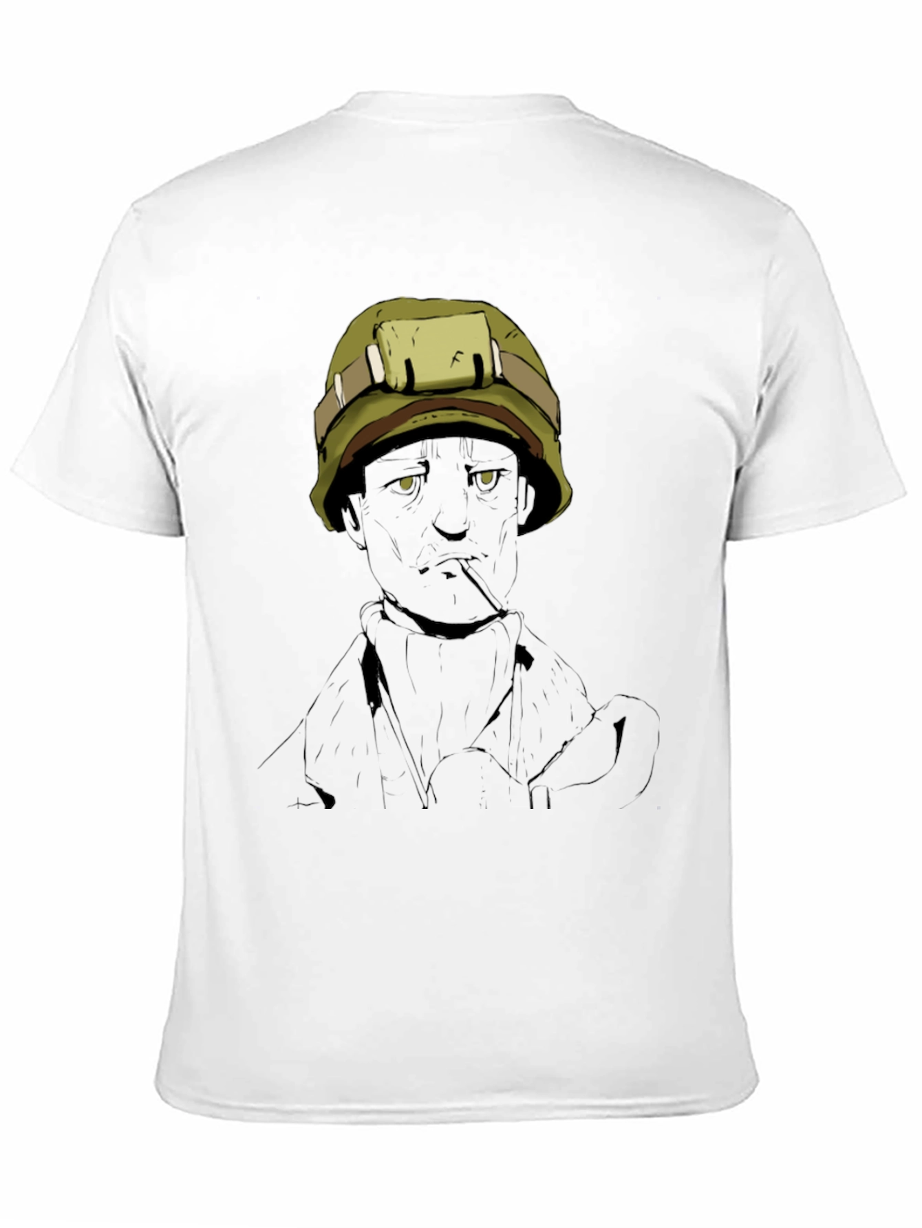 Graphic Tee: Vietnam Soldier Art T-Shirt
