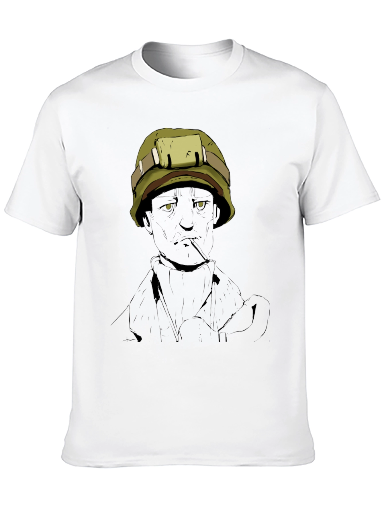 Graphic Tee: Vietnam Soldier Art T-Shirt