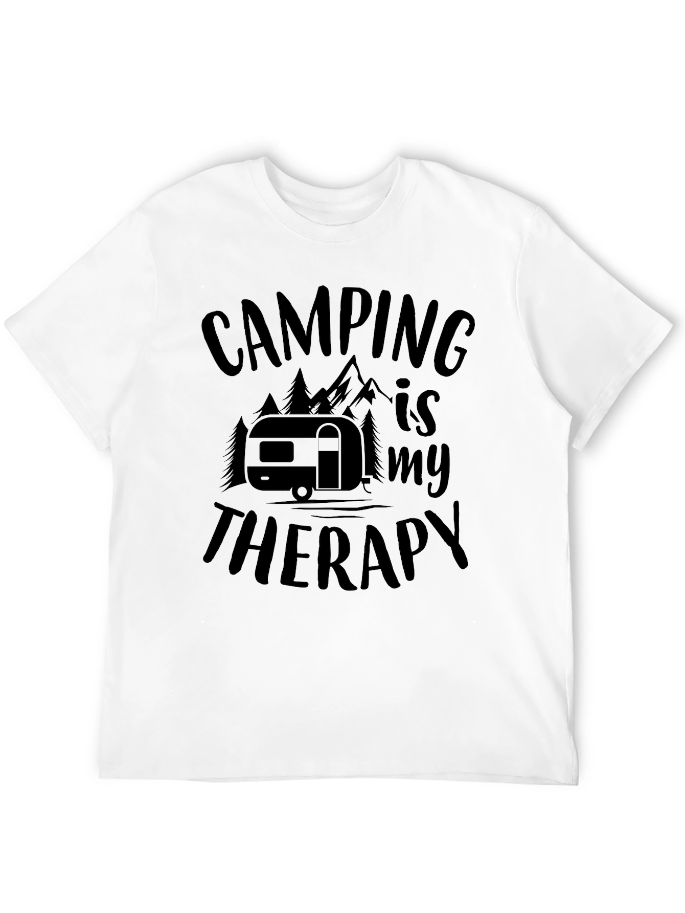 Camping is My Therapy Graphic Tee