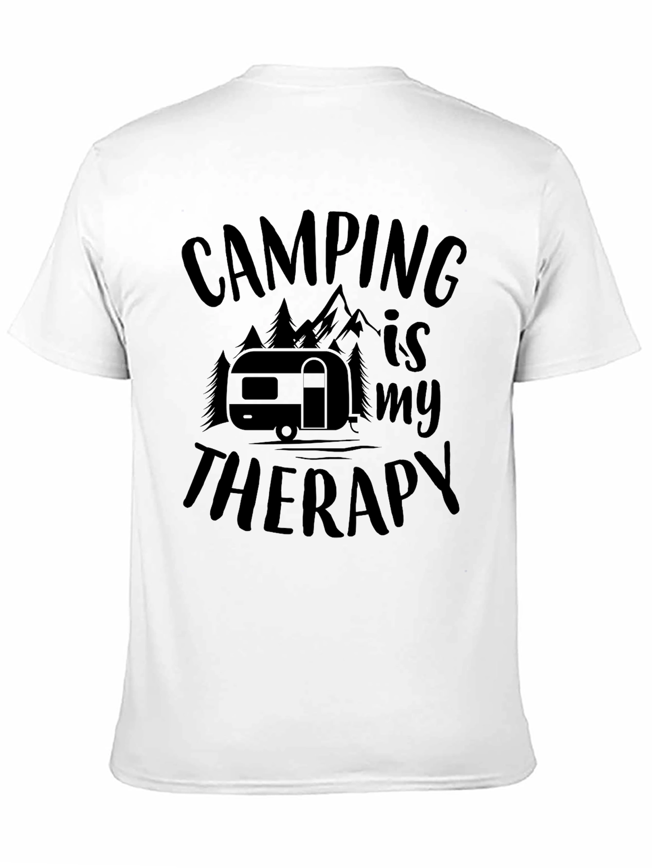 Camping is My Therapy Graphic Tee