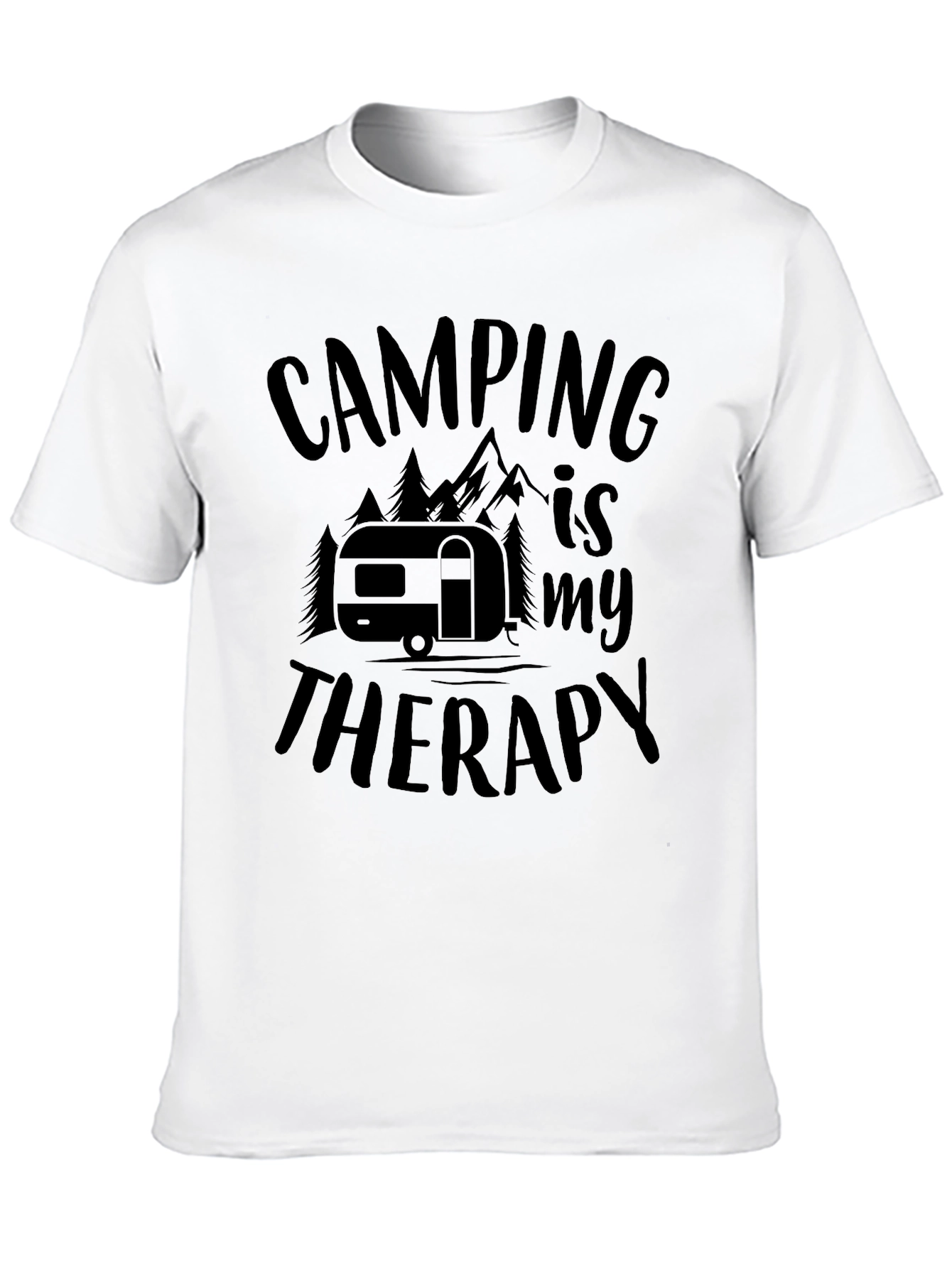 Camping is My Therapy Graphic Tee