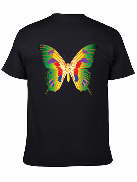 Butterfly Graphic Tee - Unique Colorful Design