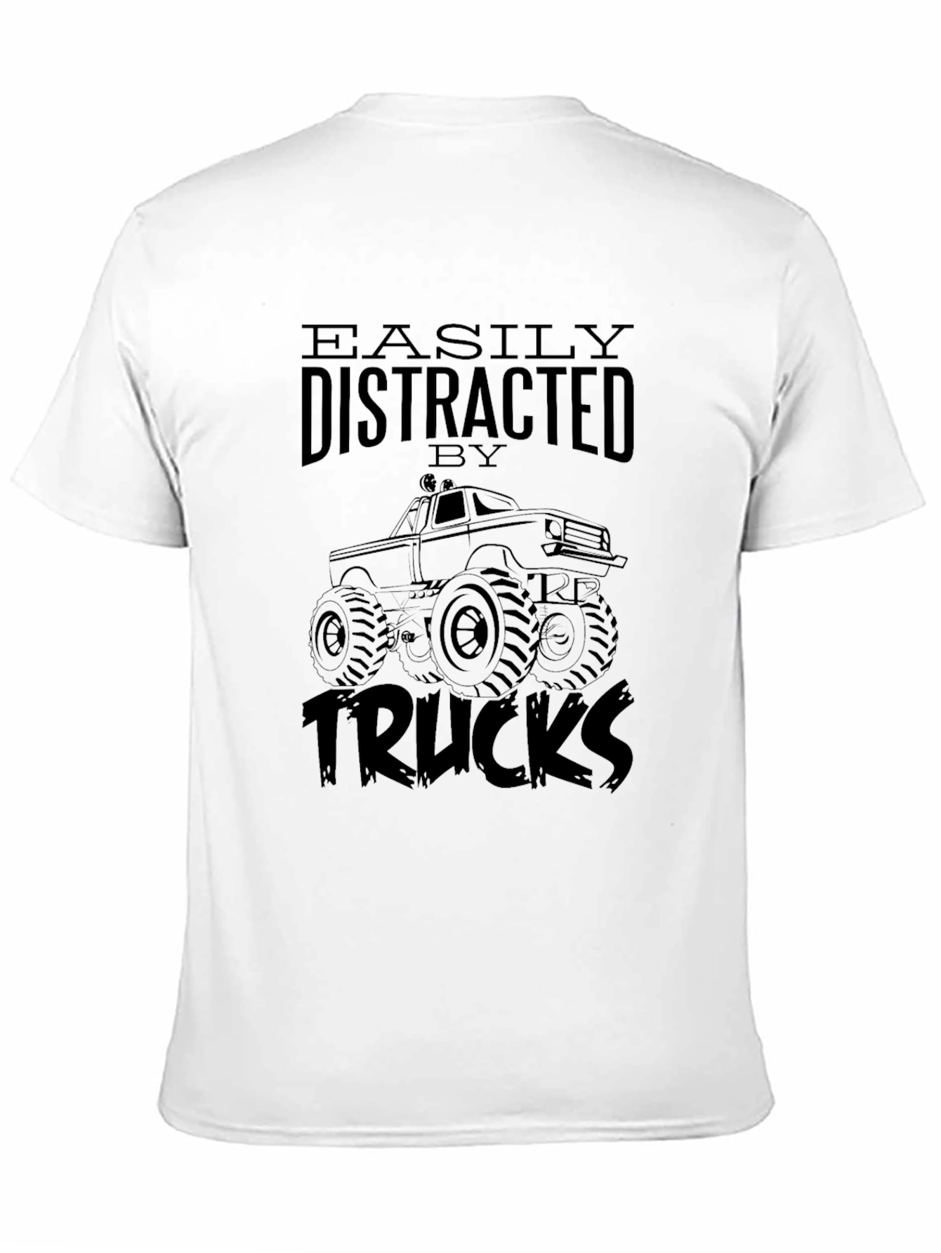 Easily Distracted by Trucks Graphic Tee