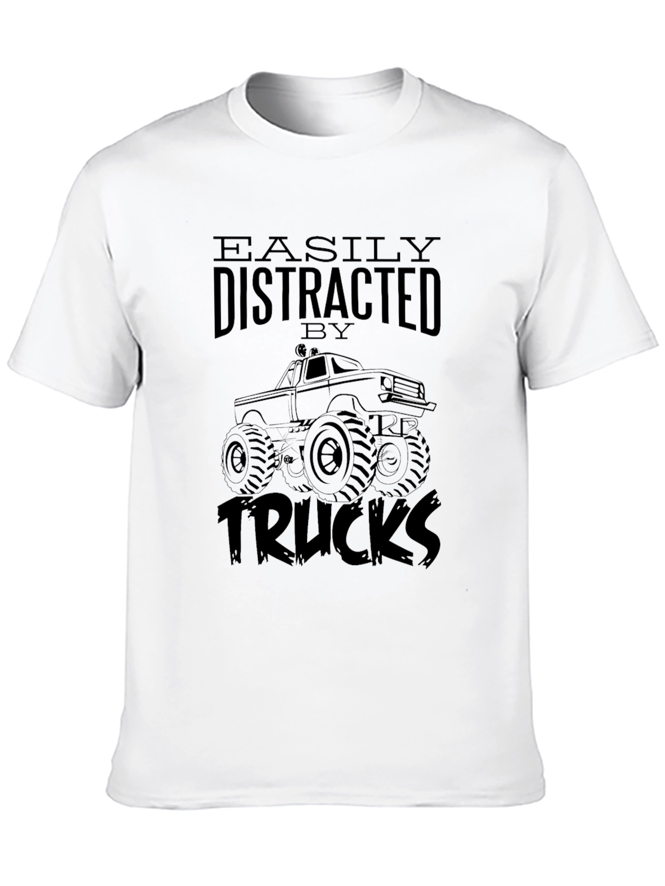 Easily Distracted by Trucks Graphic Tee