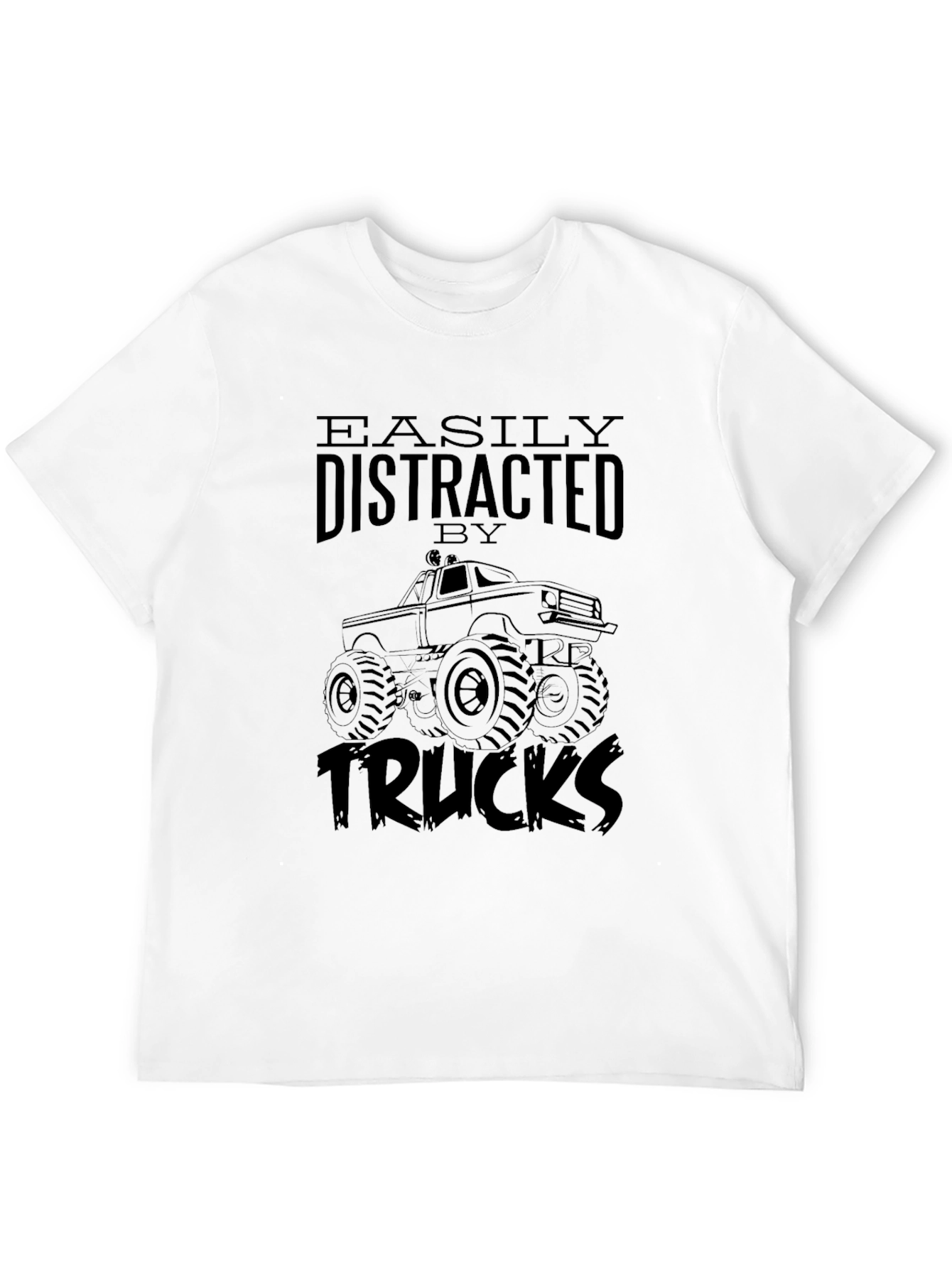 Easily Distracted by Trucks Graphic Tee