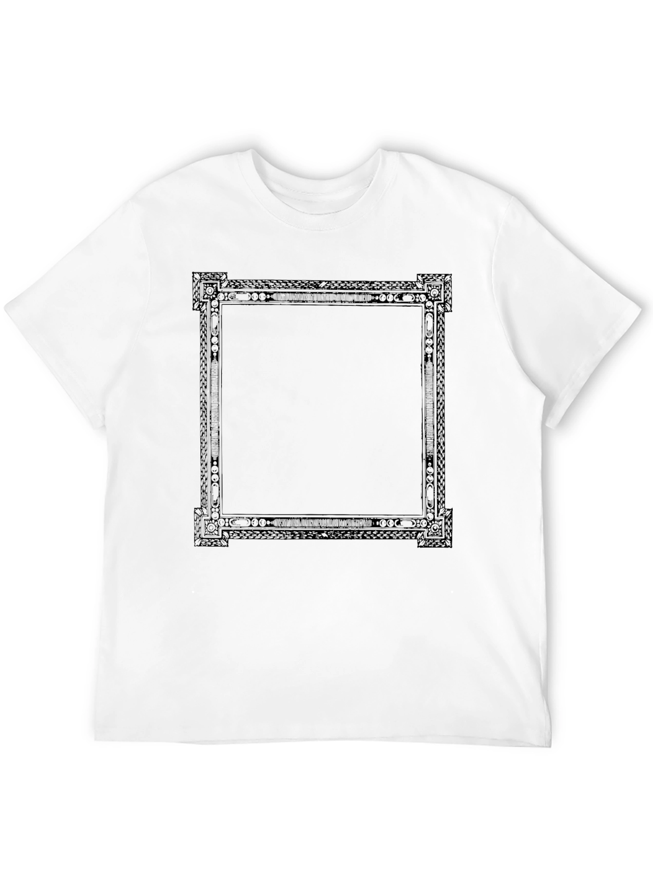 Framed Graphic Tee - Modern Minimalist Design