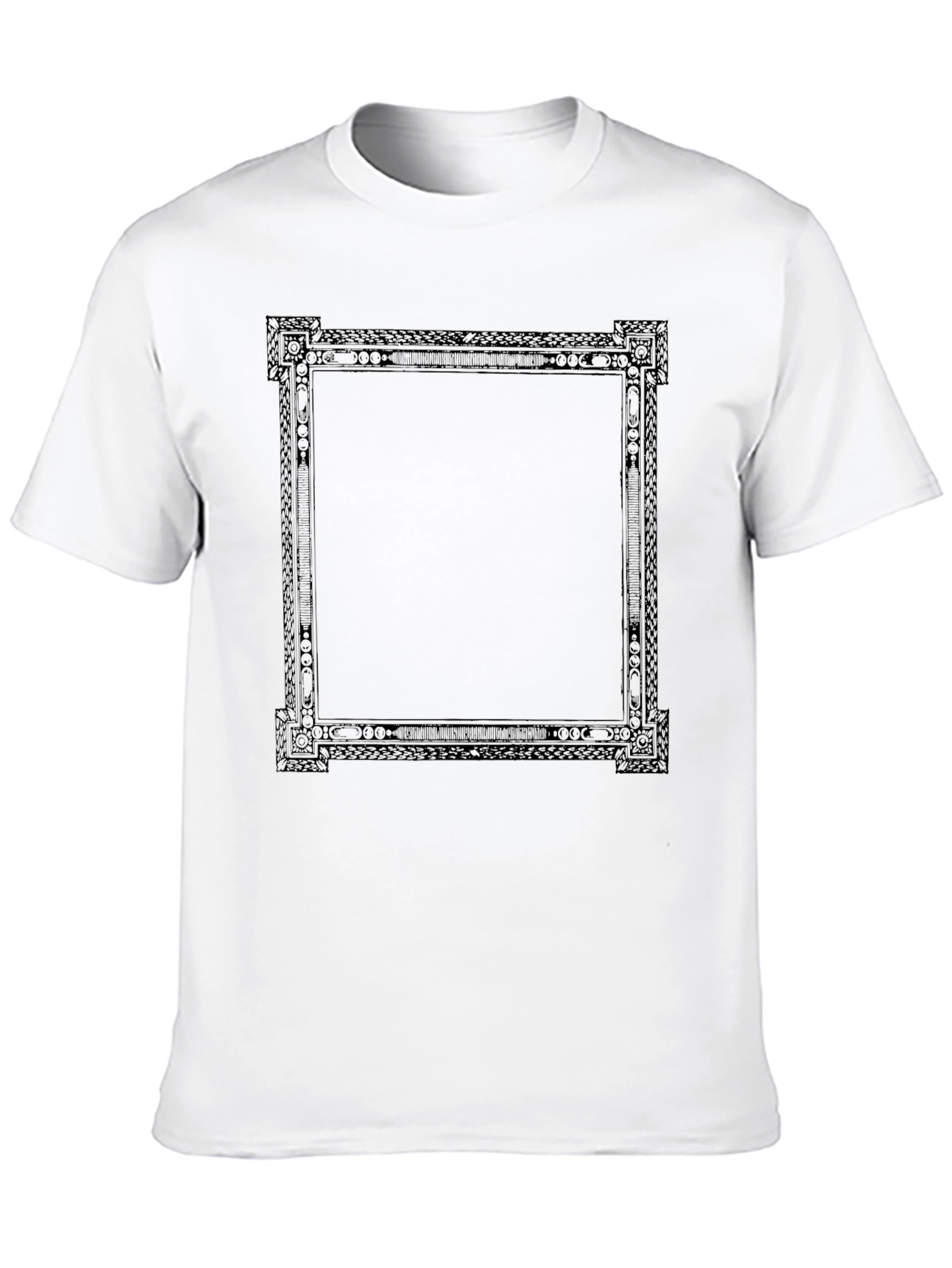 Framed Graphic Tee - Modern Minimalist Design
