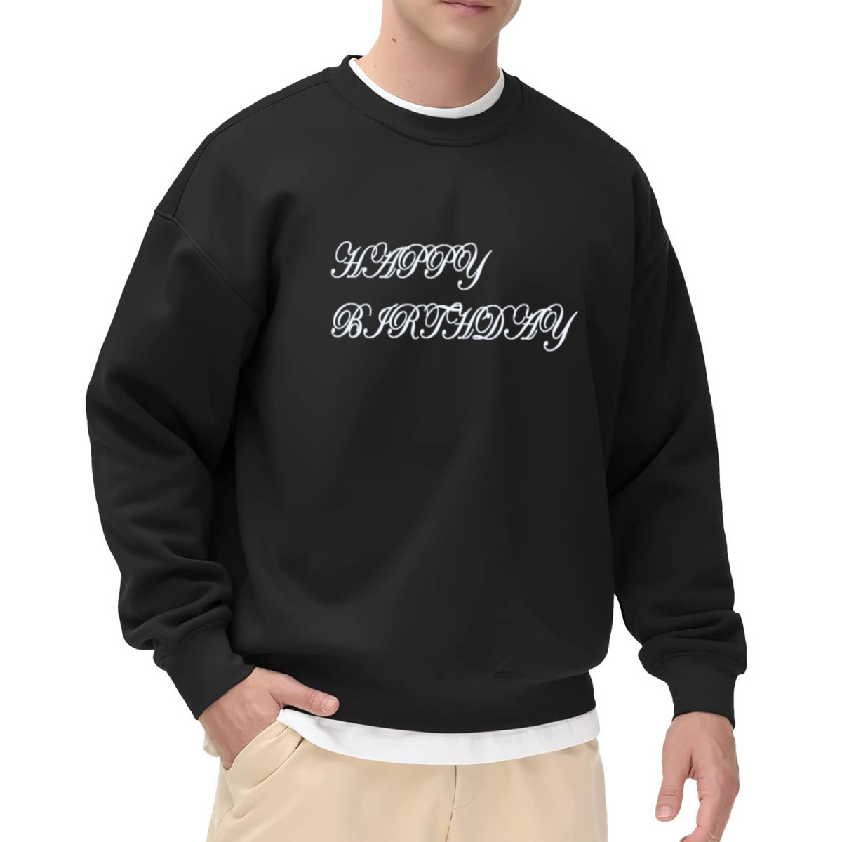 HAPPY BIRTHDAY - Celebration Party Graphic ԲÁìÎÀÒÂ | Unisex Pullover Sweatshirt