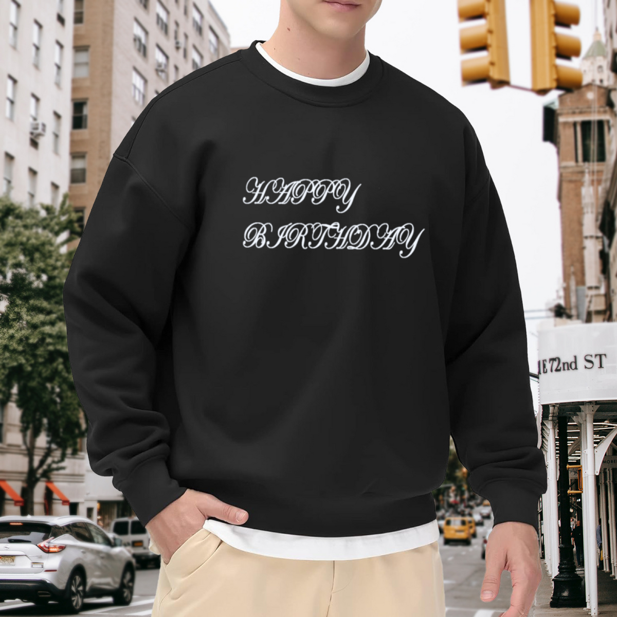 HAPPY BIRTHDAY - Celebration Party Graphic ԲÁìÎÀÒÂ | Unisex Pullover Sweatshirt