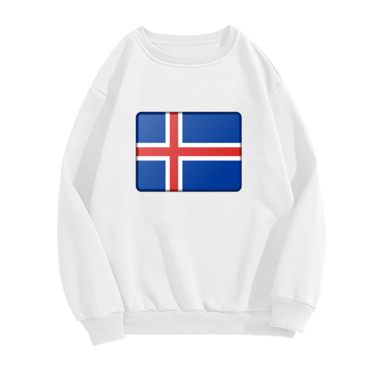 Cross & American Flag Patriotic Graphic ԲÁìÎÀÒÂ - Unique Design Pullover Sweatshirt