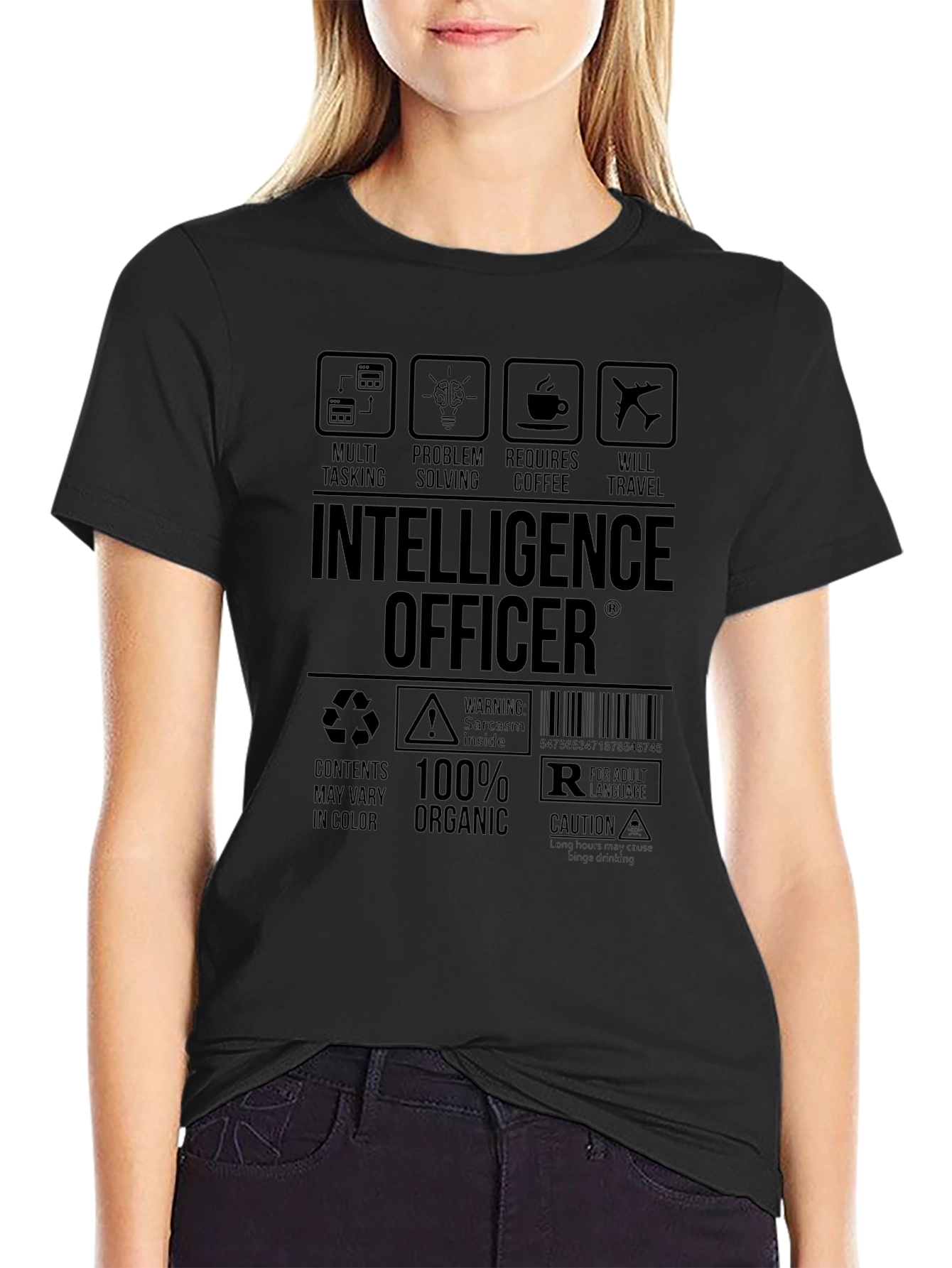 Intelligence Officer T-Shirt - Multi-Tasking Problem-Solving